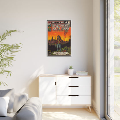 God Does Like Ugly - Matte Canvas, Framed (Multi-color)