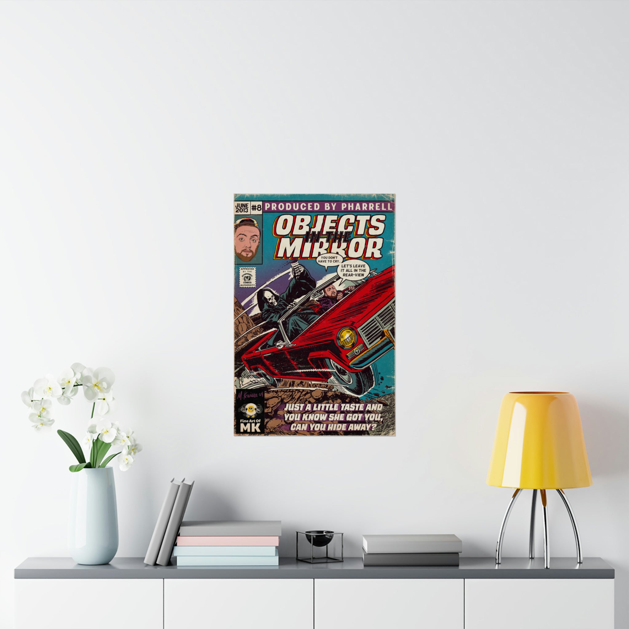 Objects in the Mirror - Matte Vertical Posters