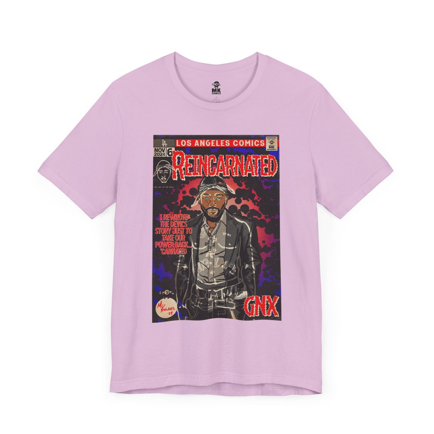 Kendrick Lamar - Reincarnated -  Unisex Jersey Short Sleeve Tee