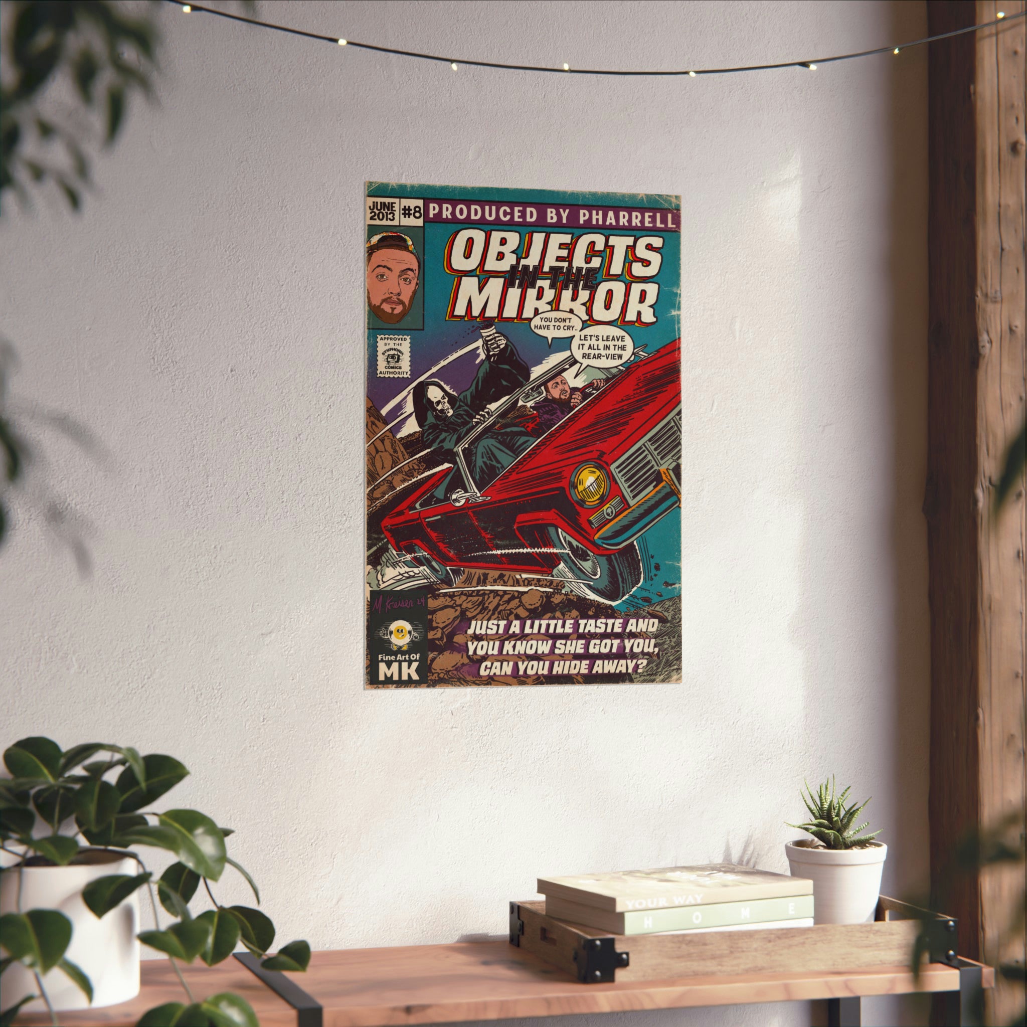 Objects in the Mirror - Matte Vertical Posters