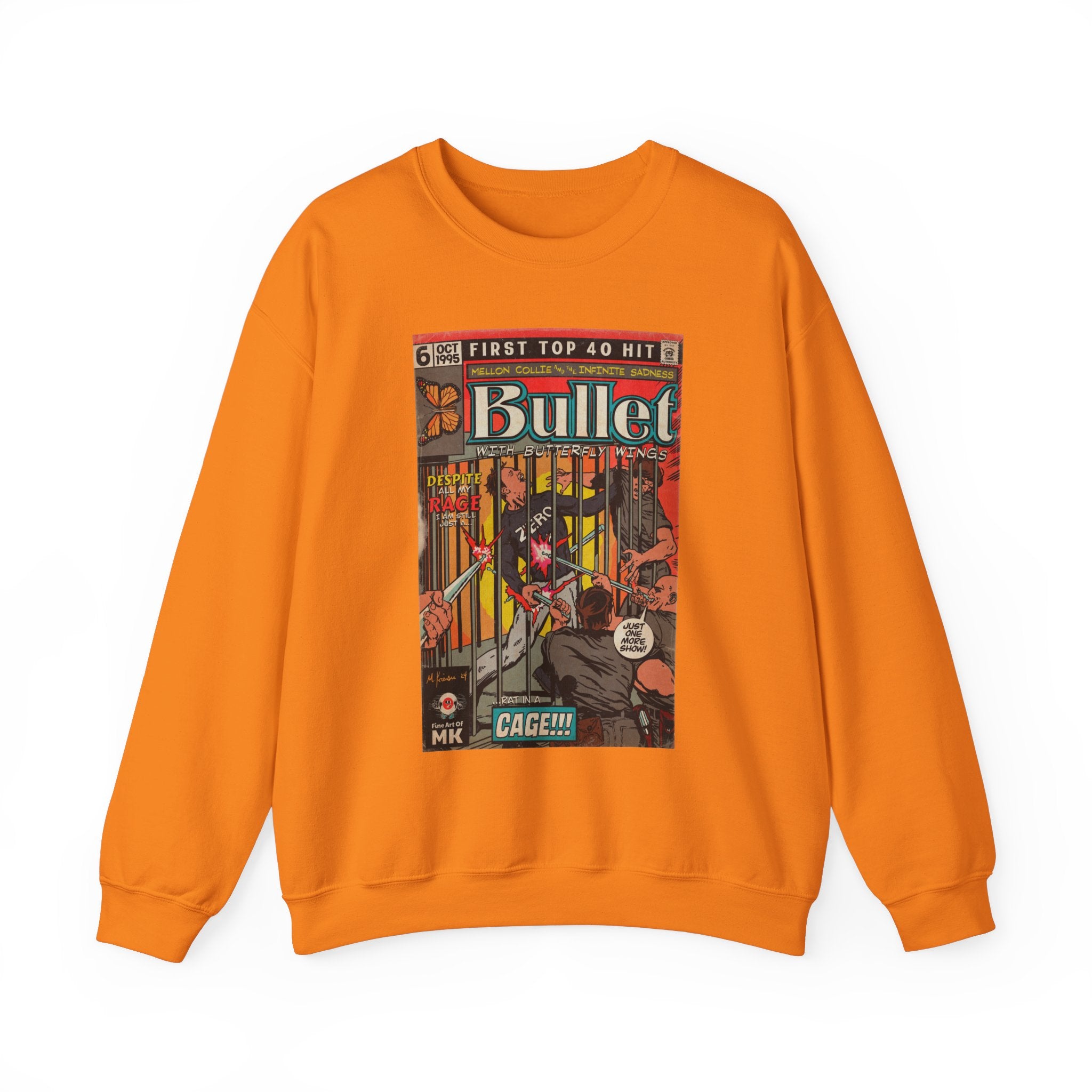 Bullet With Butterfly Wings - Unisex Heavy Blend™ Crewneck Sweatshirt