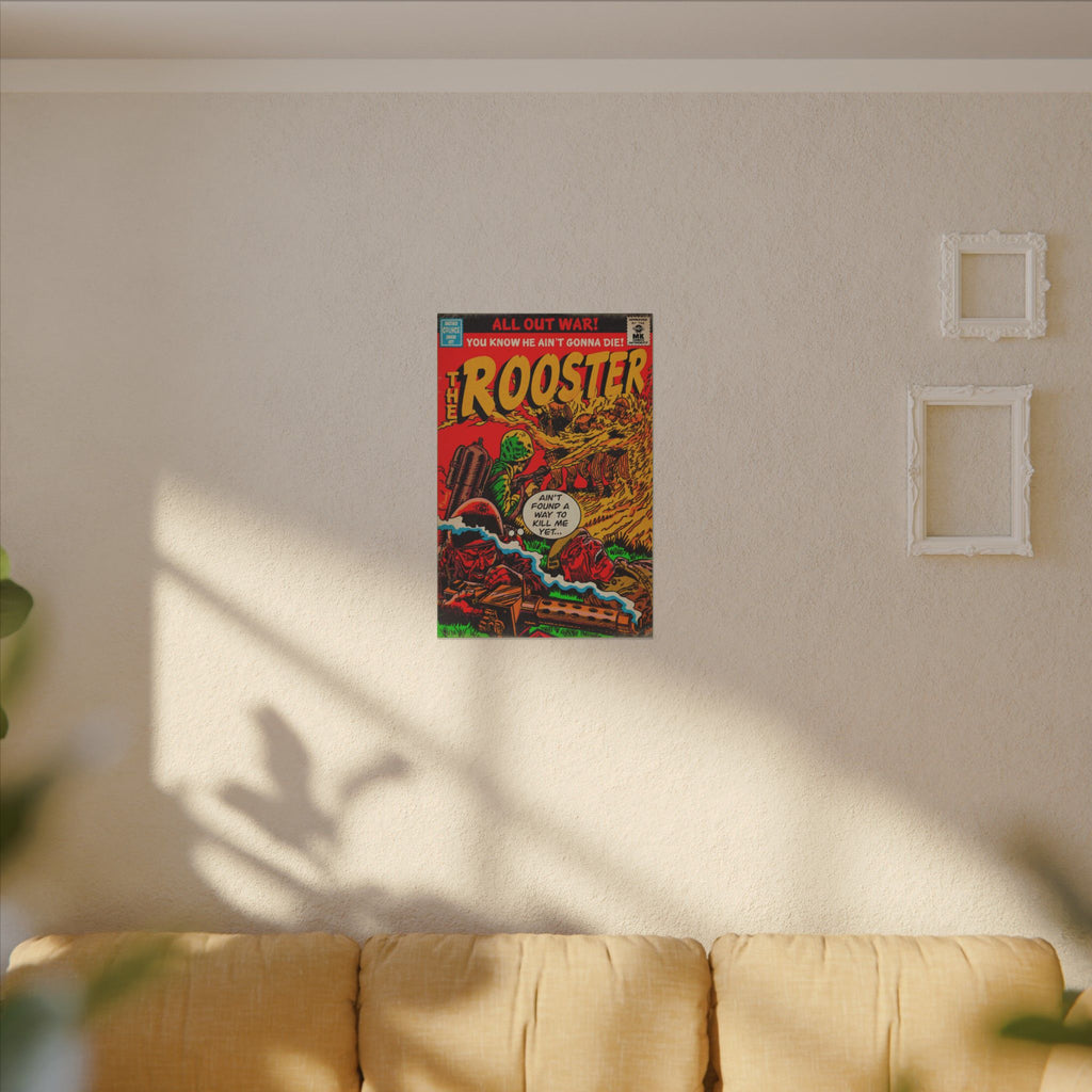 Rooster - Matte Canvas, Stretched, 0.75"
