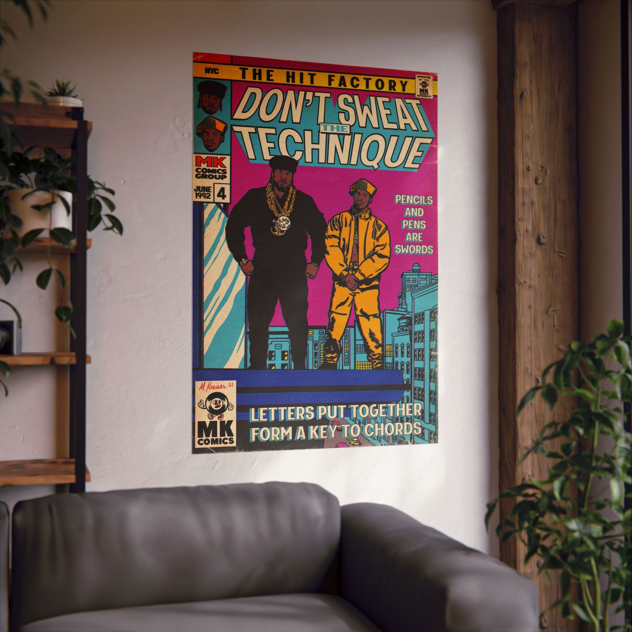 Don't Sweat the Technique - Matte Vertical Posters
