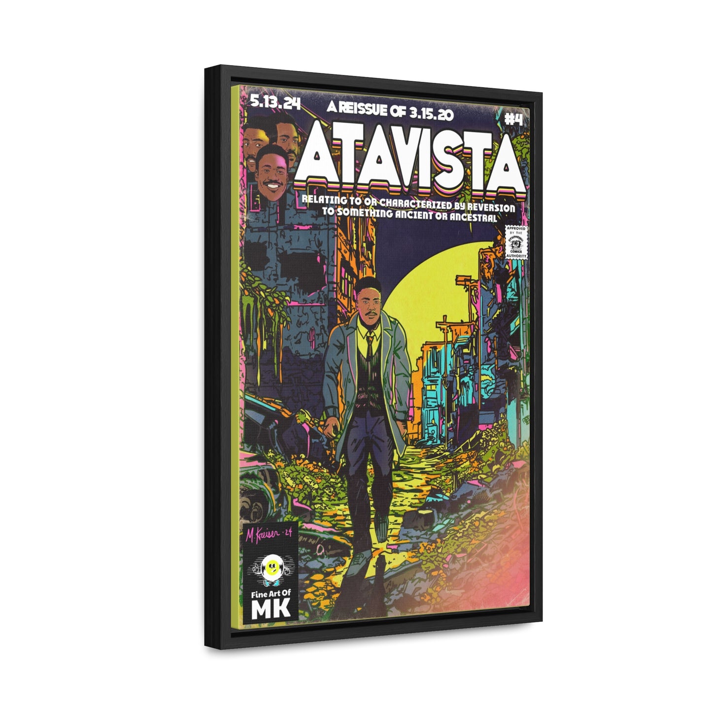 Childish Gambino - Atavista - Gallery Canvas Wraps, Vertical Frame