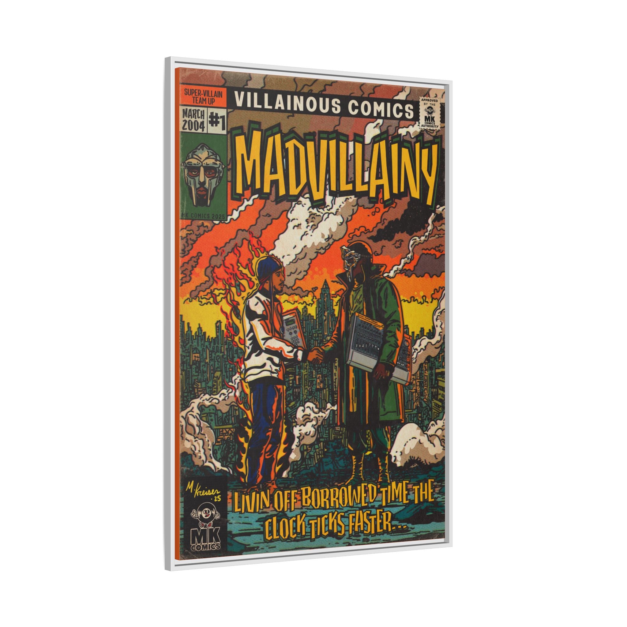 Madvillainy - Matte Canvas, Framed (Multi-color)