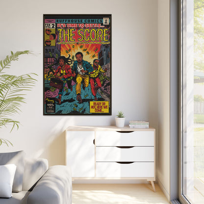 The Score - Matte Canvas, Framed (Multi-color)