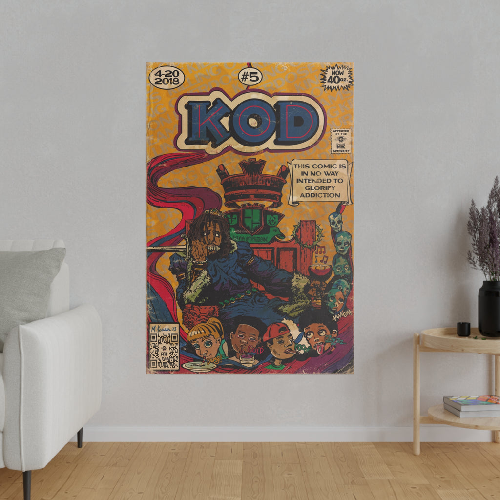 KOD - Matte Canvas, Stretched, 0.75"