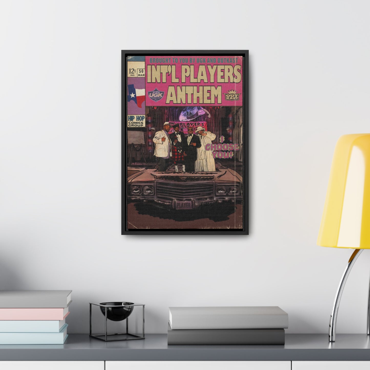 UGK & OutKast - Int’l Players Anthem (I Choose You) Gallery Canvas Wraps, Vertical Frame
