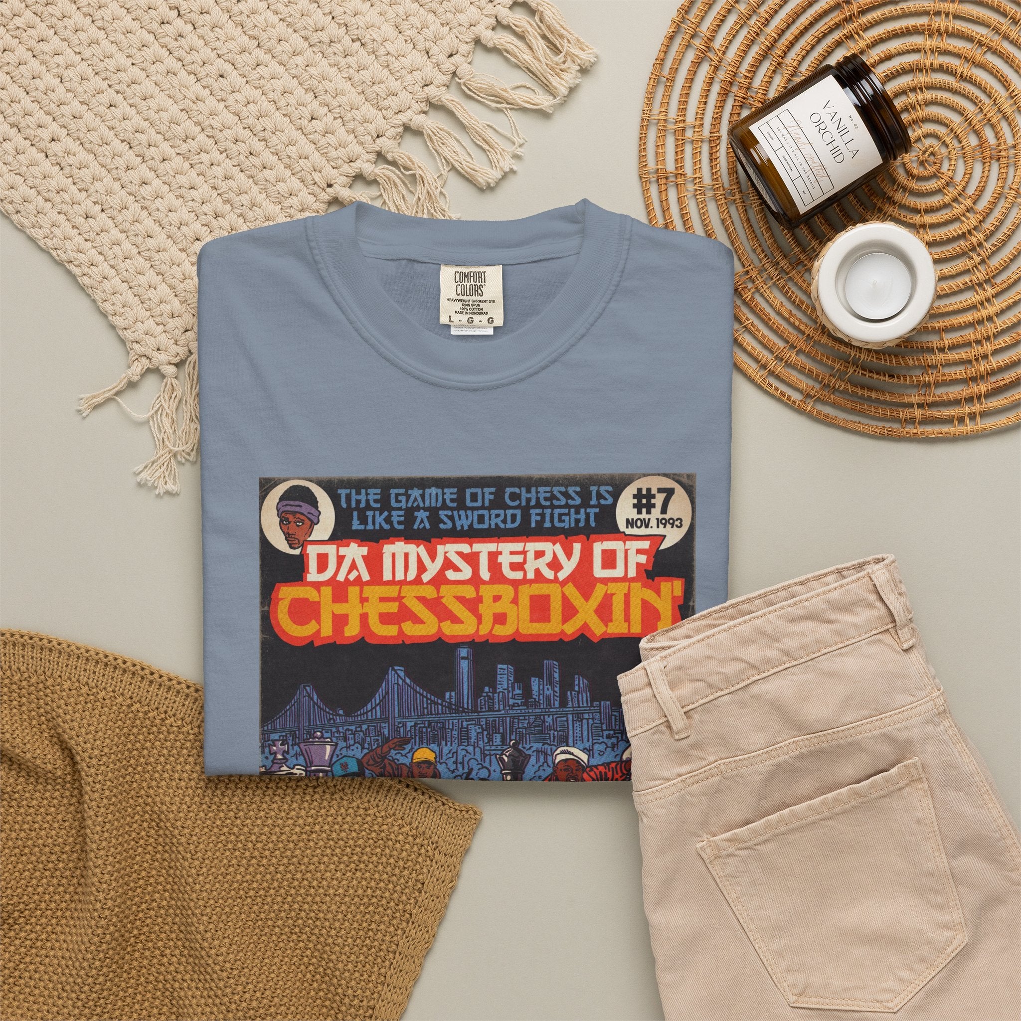 Da Mystery of Chessboxin - Unisex Comfort Colors T-shirt | Hip Hop Graphic Cotton Oversized Streetwear Tee