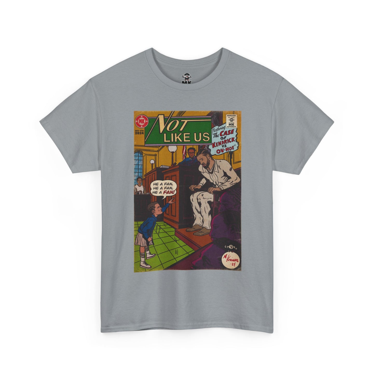 Not Like Us - MK Classic - Unisex Heavy Cotton Tee