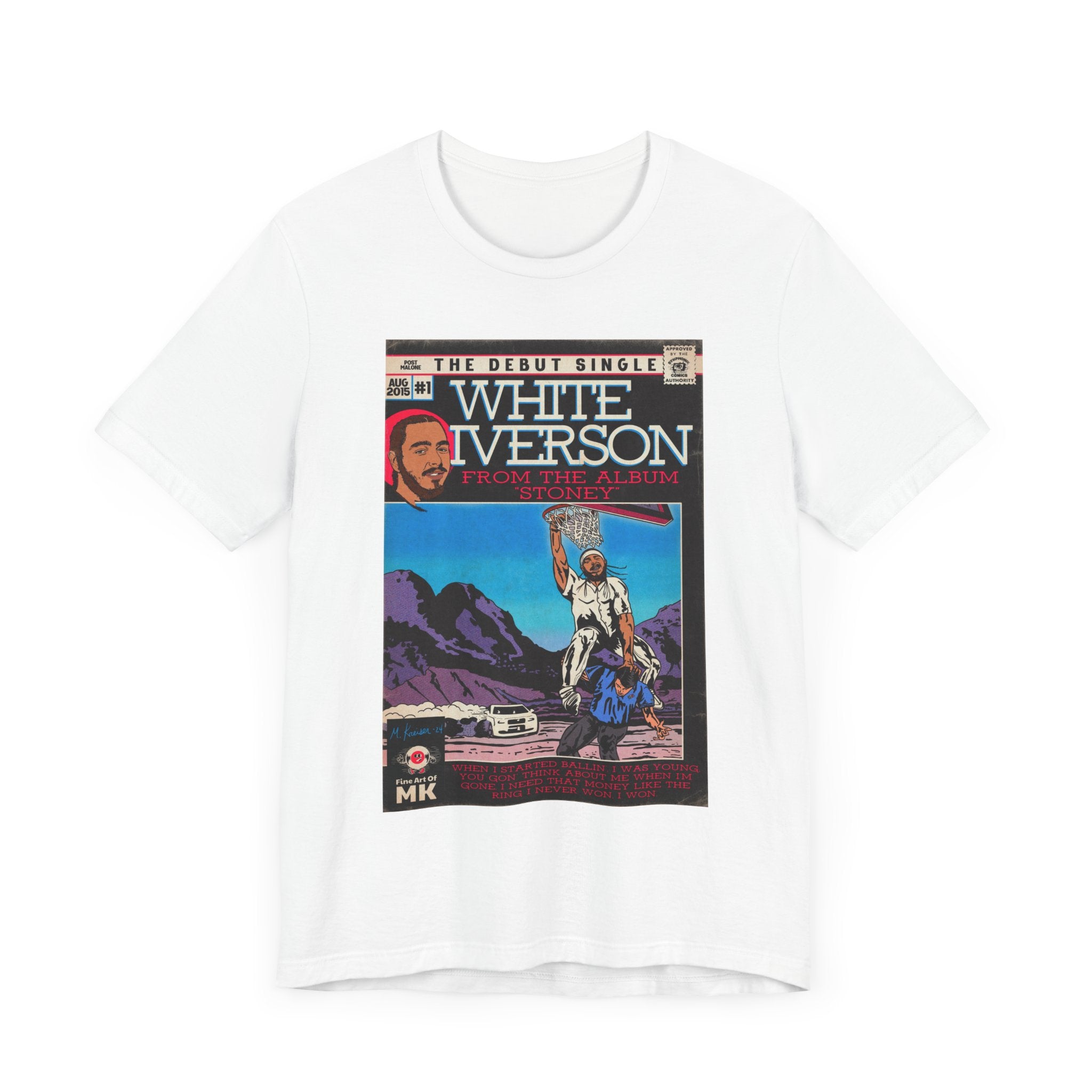 White Iverson -  Unisex Jersey Short Sleeve Tee