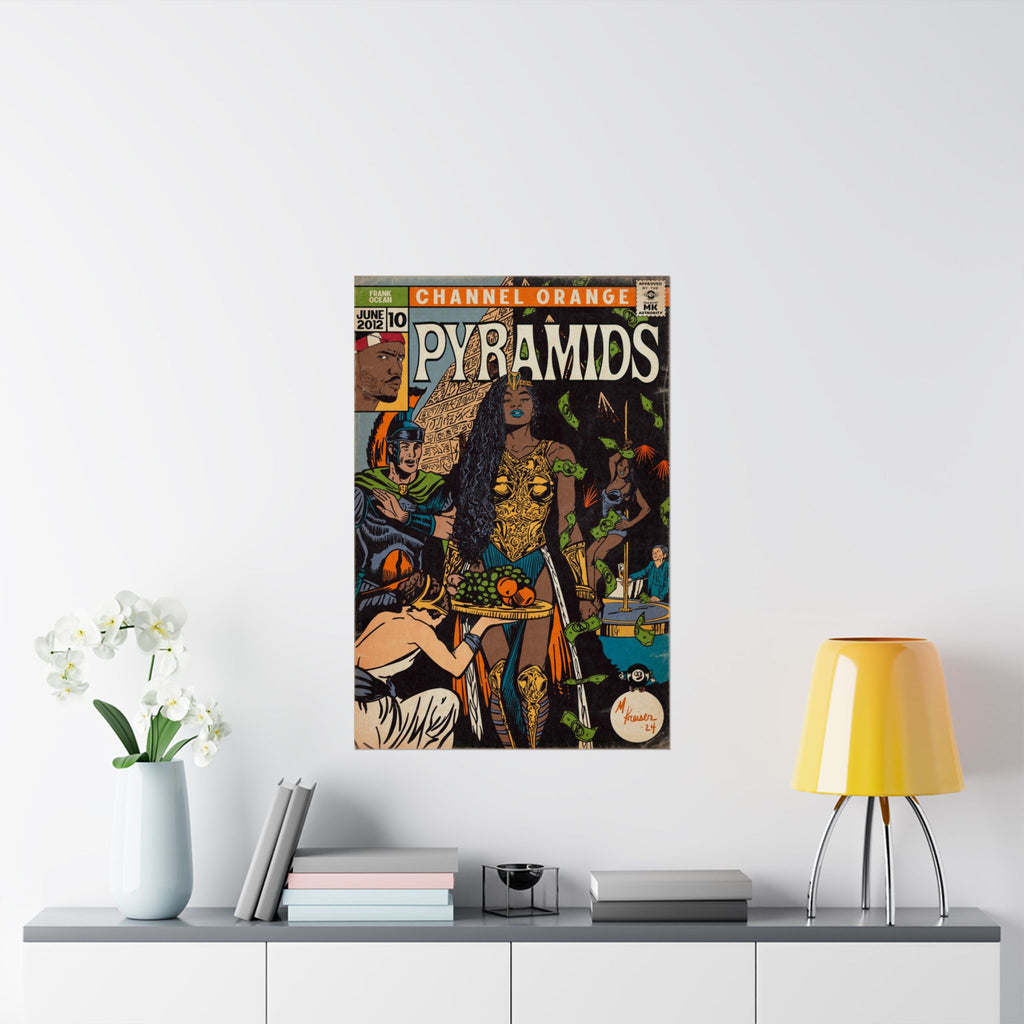 Pyramids - Matte Vertical Poster