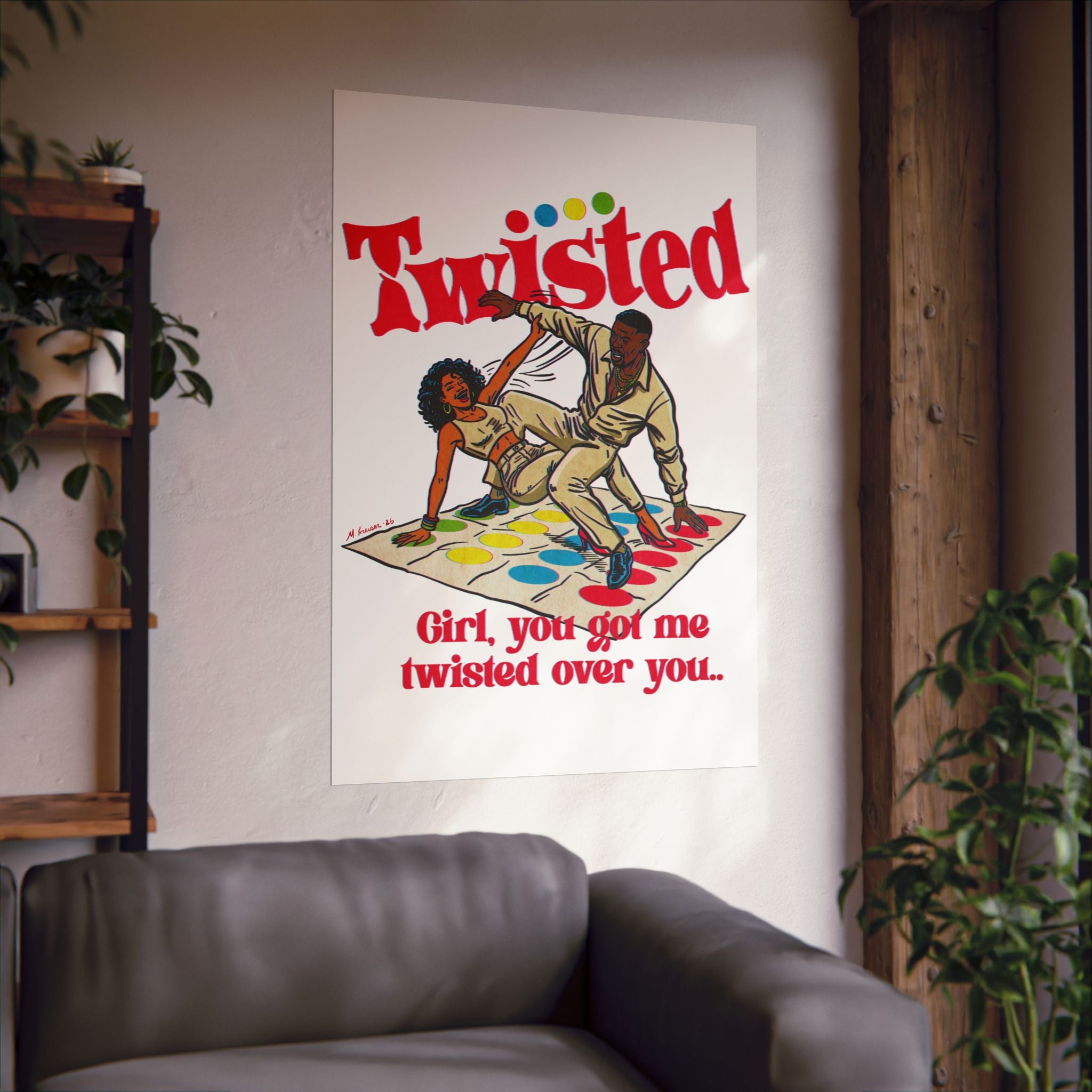 Twisted - Matte Vertical Posters