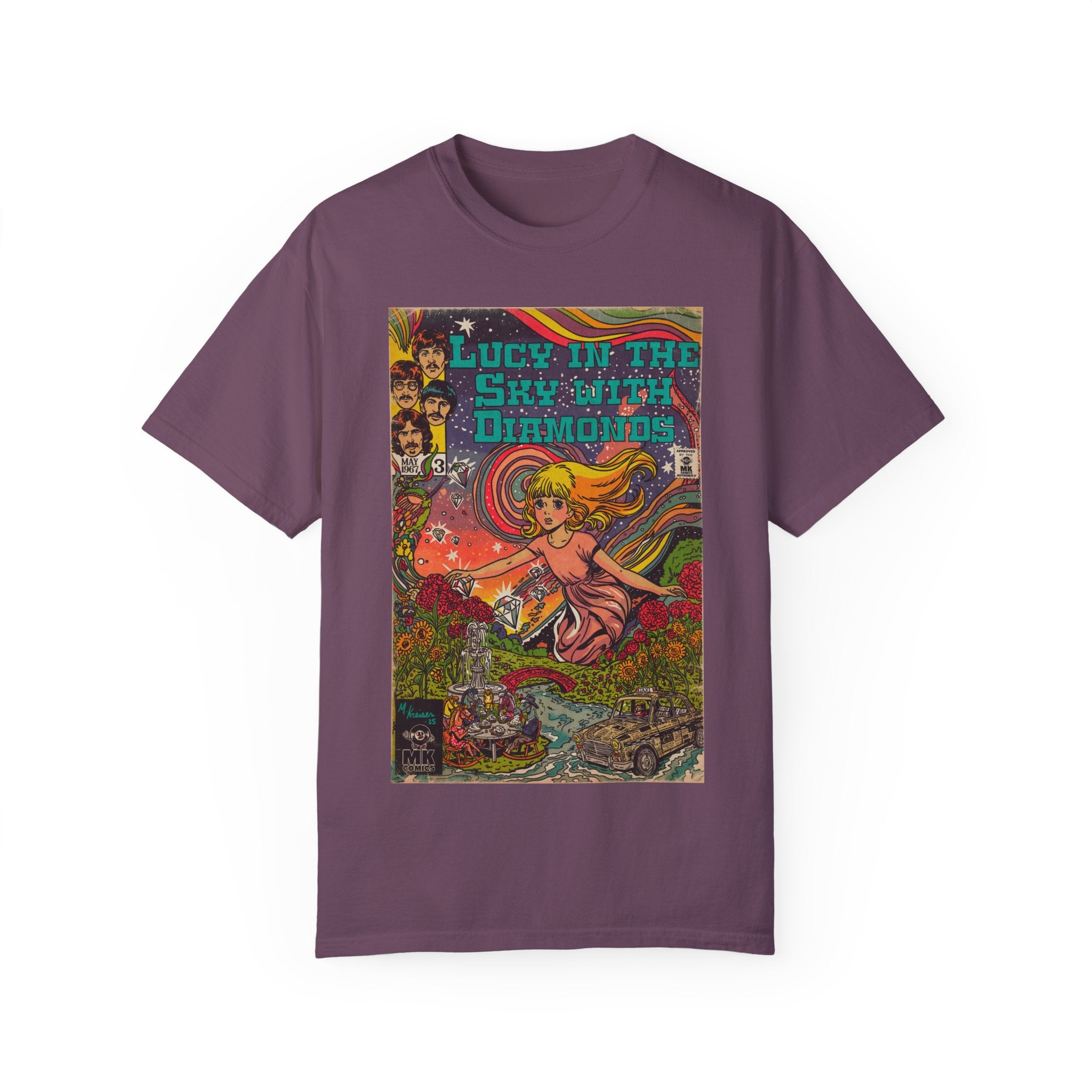 Lucy in the Sky with Diamonds - Unisex Comfort Colors T-shirt