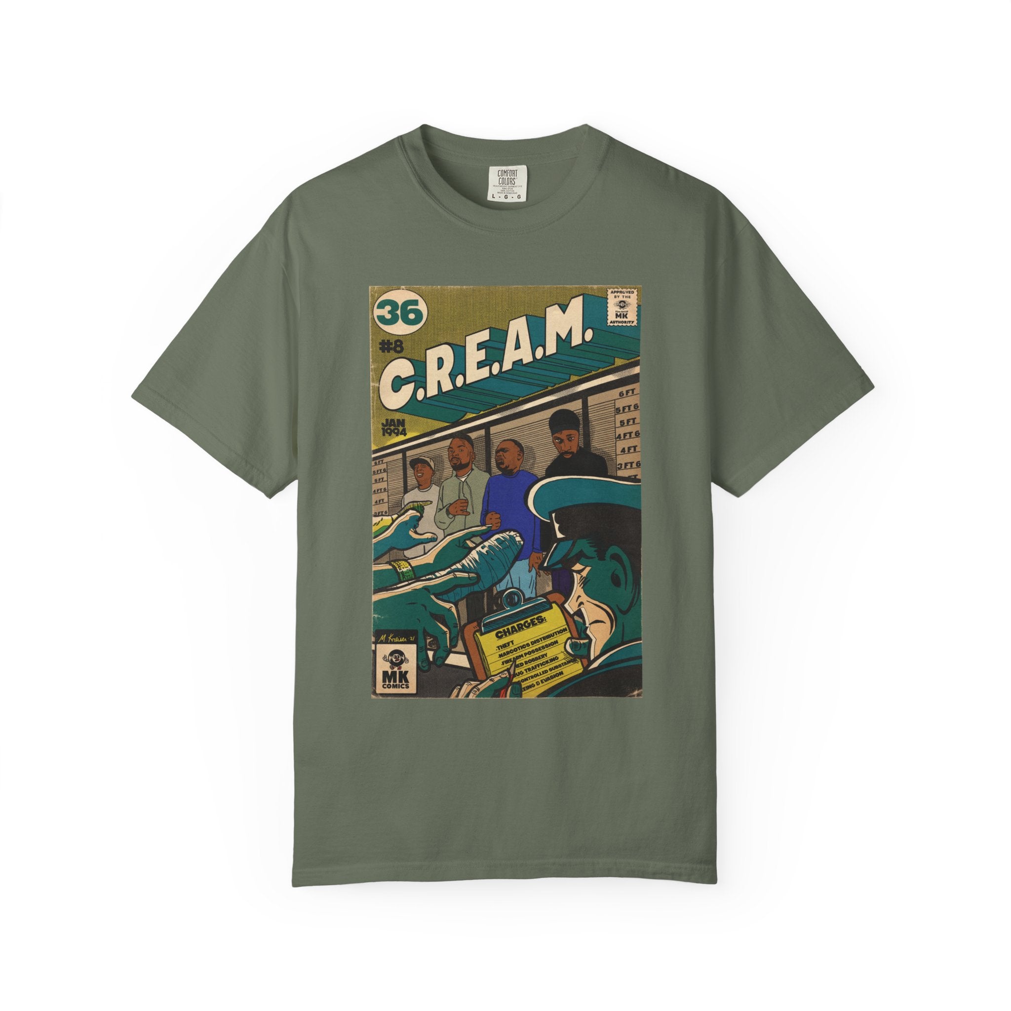 C.R.E.A.M - Unisex Comfort Colors T-shirt