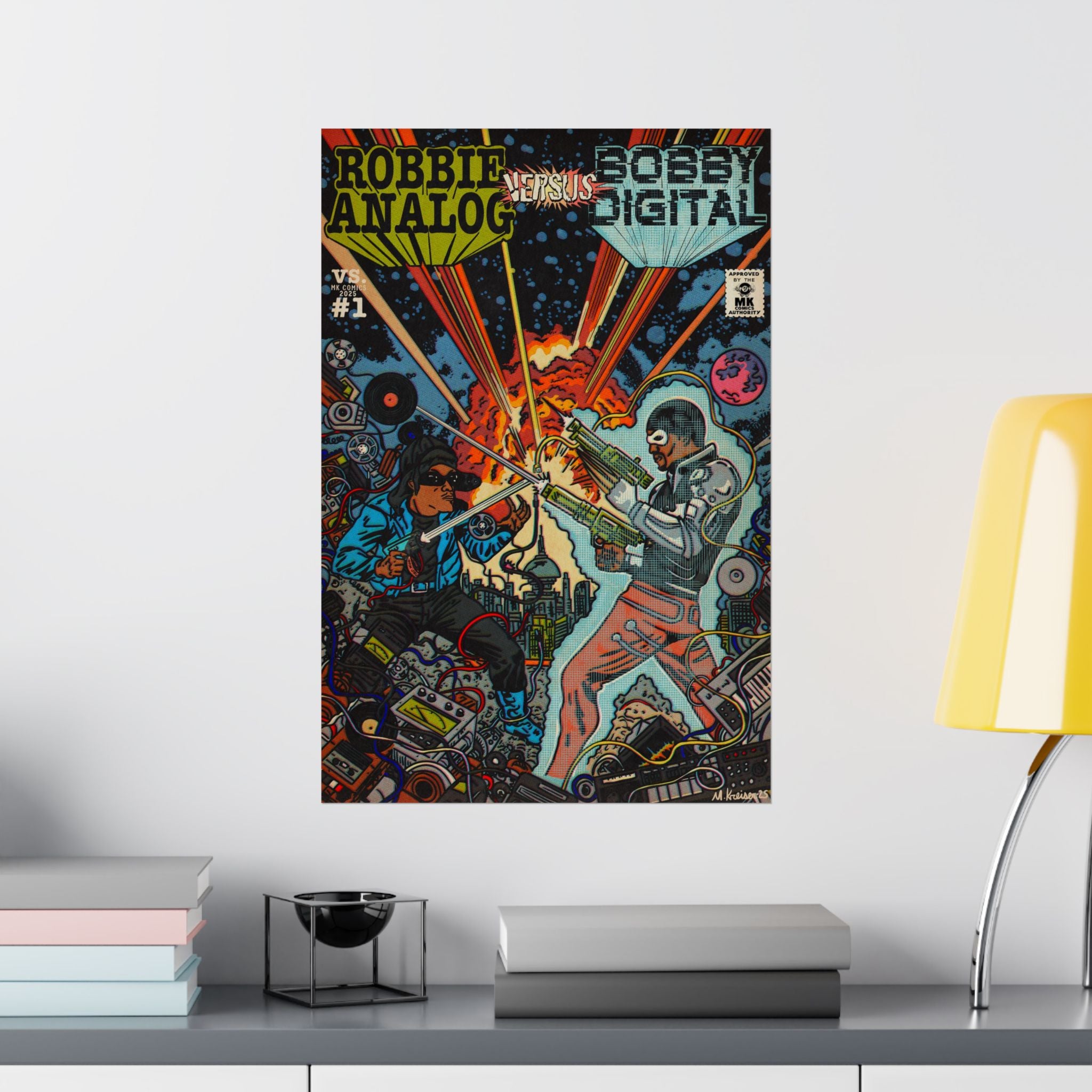 Analog vs. Digital - Matte Vertical Posters