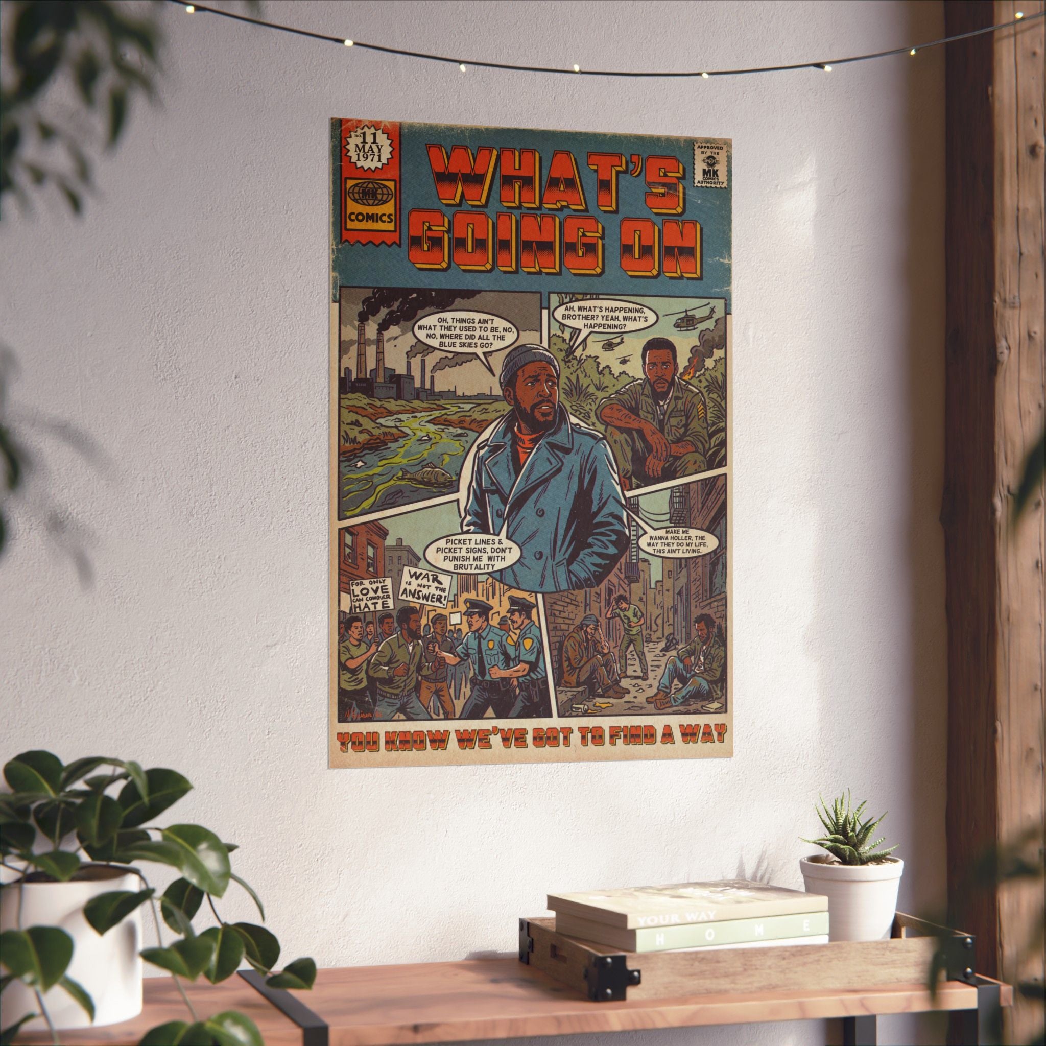 What's Going On - Matte Vertical Posters