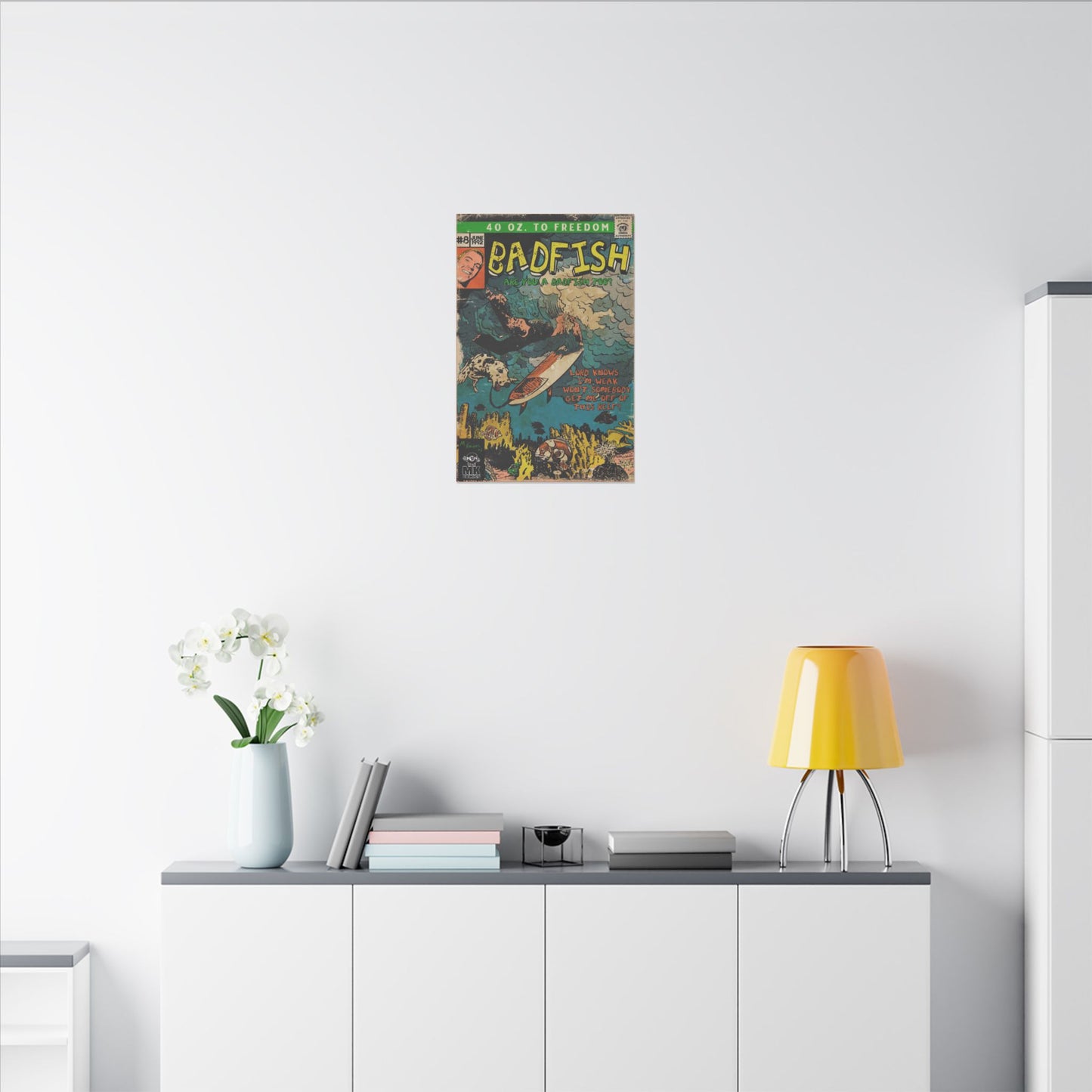 Badfish - Matte Canvas, Stretched, 0.75"
