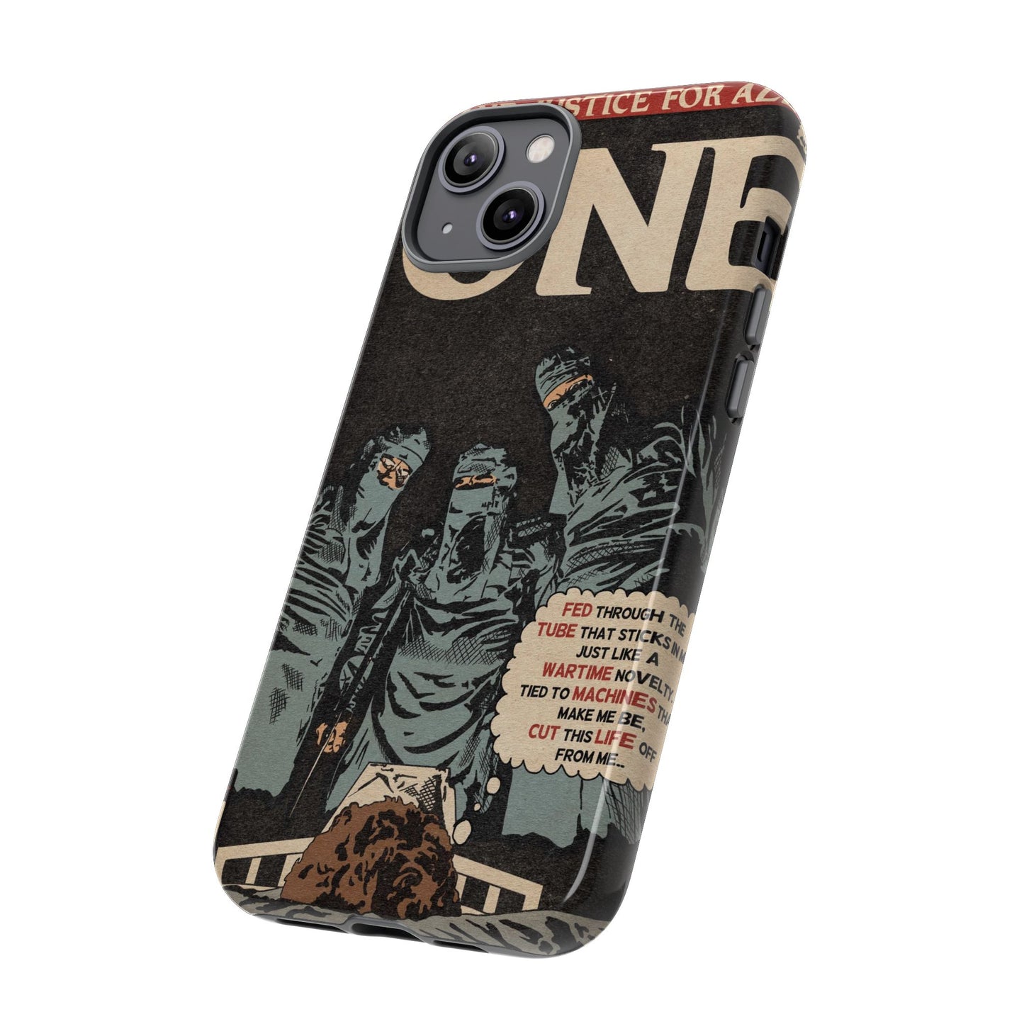 Metallica- One - Johnny Got His Gun Comic Book Art - Tough Phone Cases