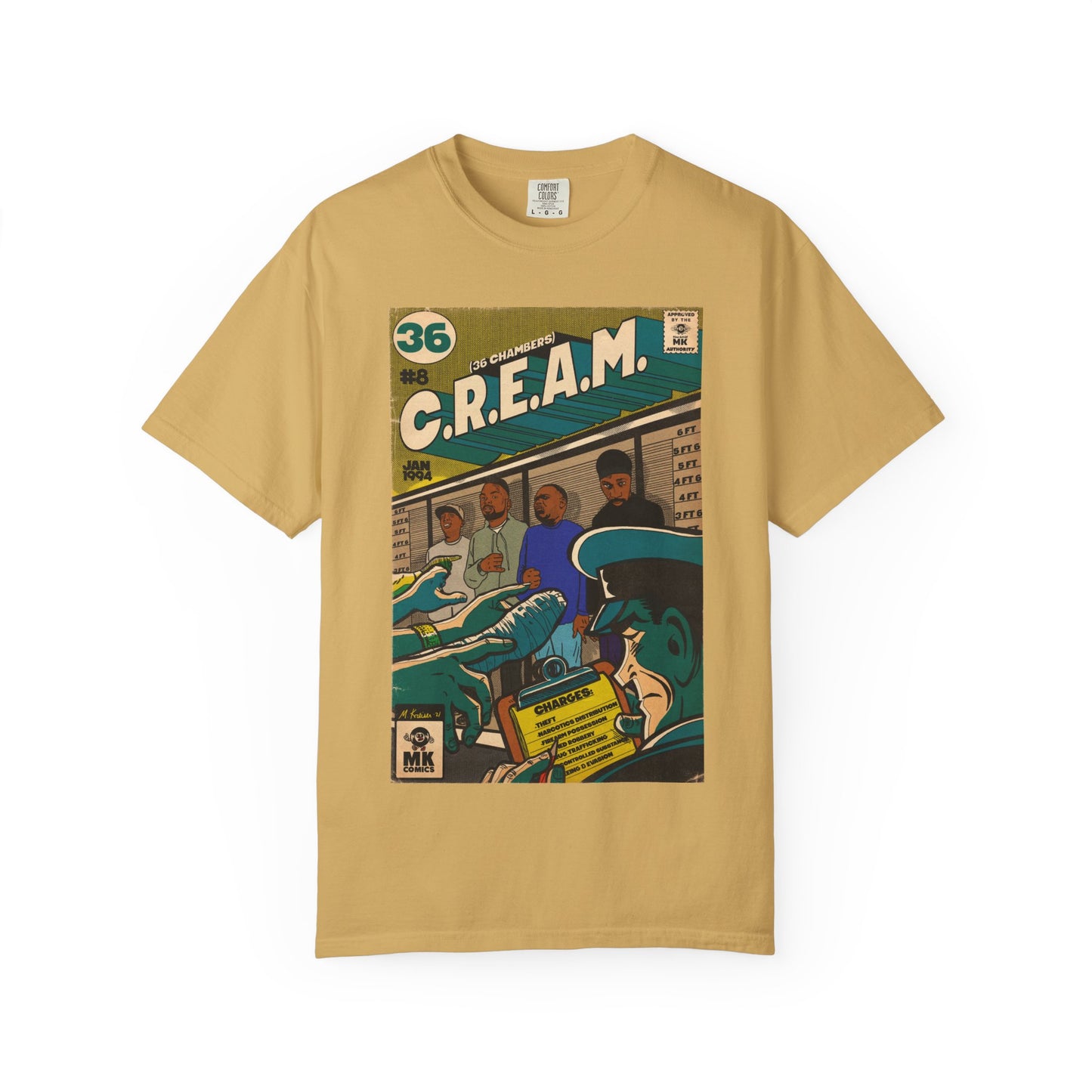 C.R.E.A.M - Unisex Comfort Colors T-shirt
