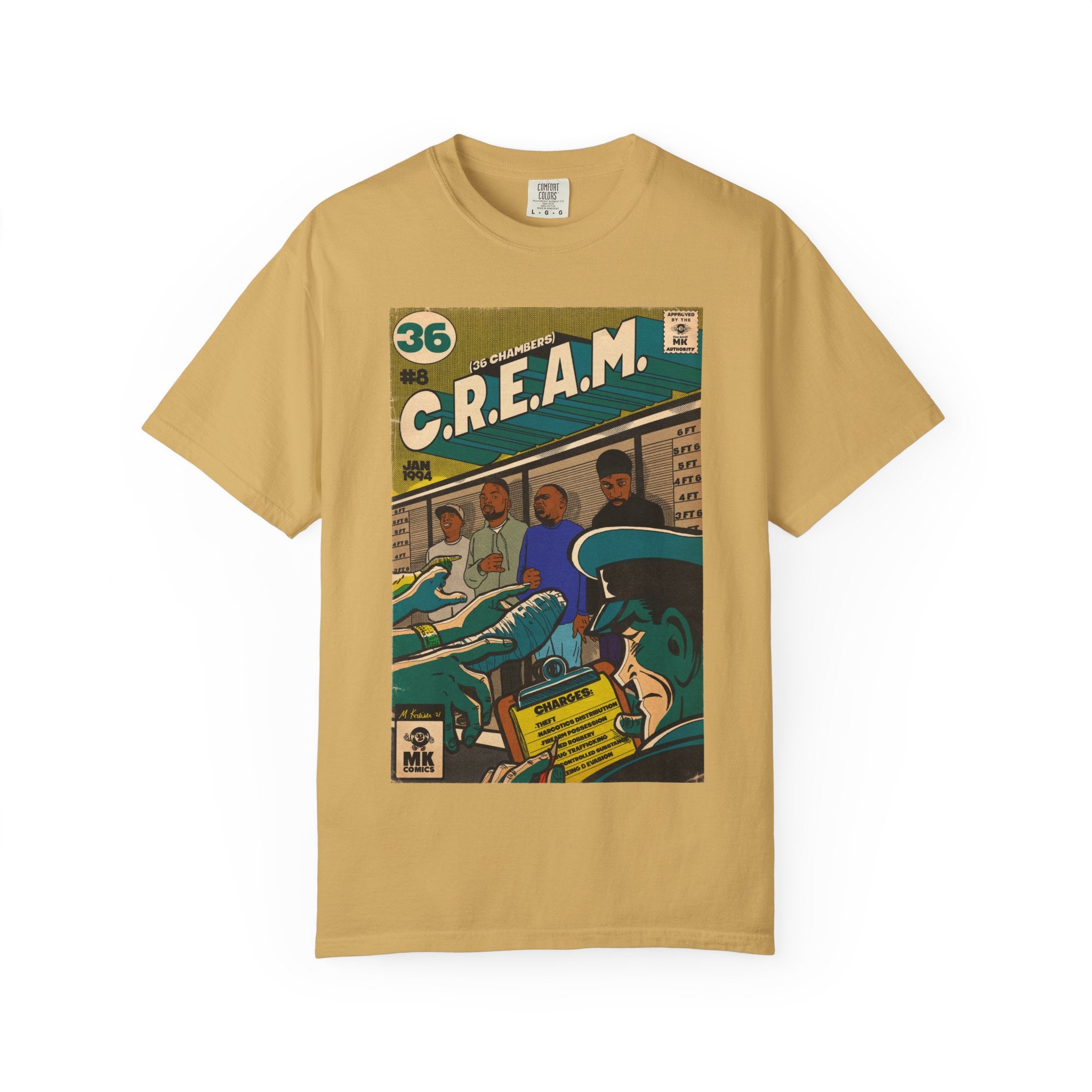 C.R.E.A.M - Unisex Comfort Colors T-shirt