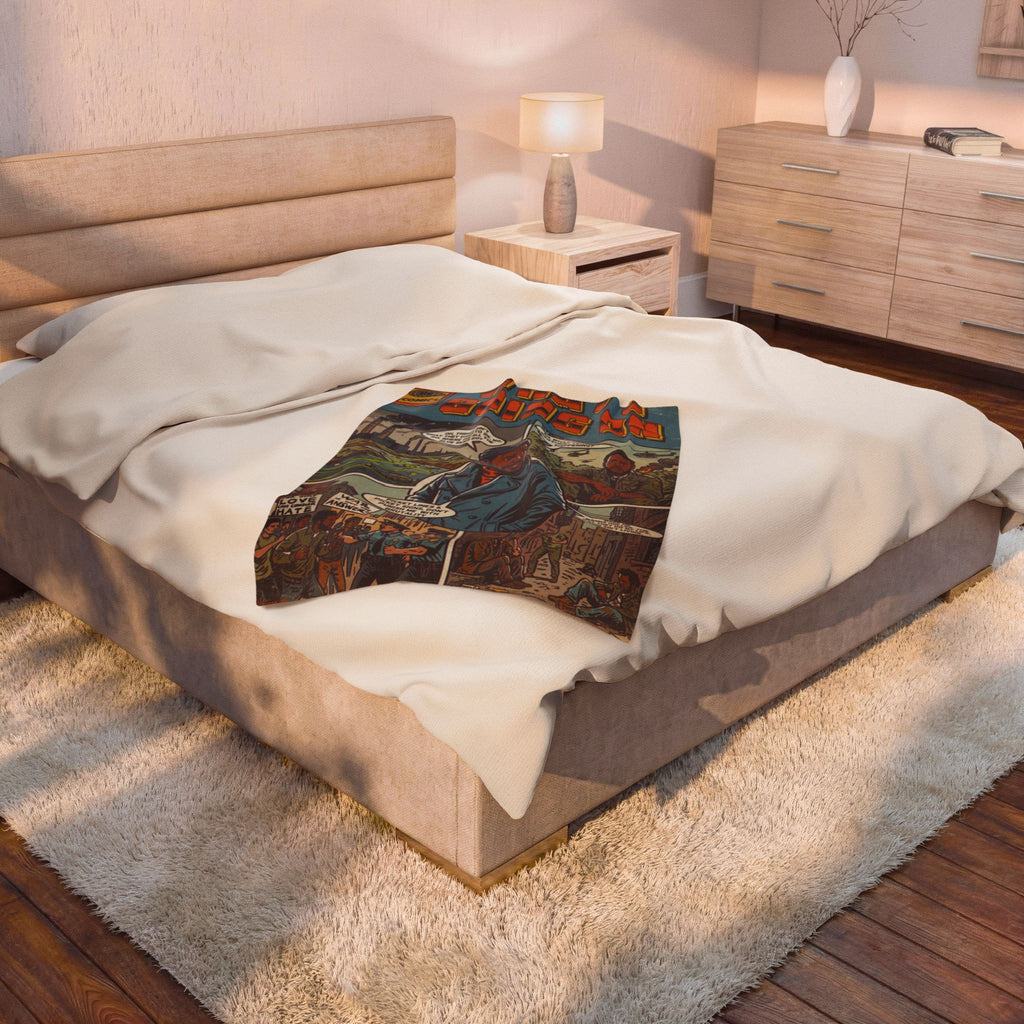 What's Going On - Velveteen Plush Blanket