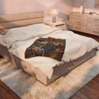 What's Going On - Velveteen Plush Blanket
