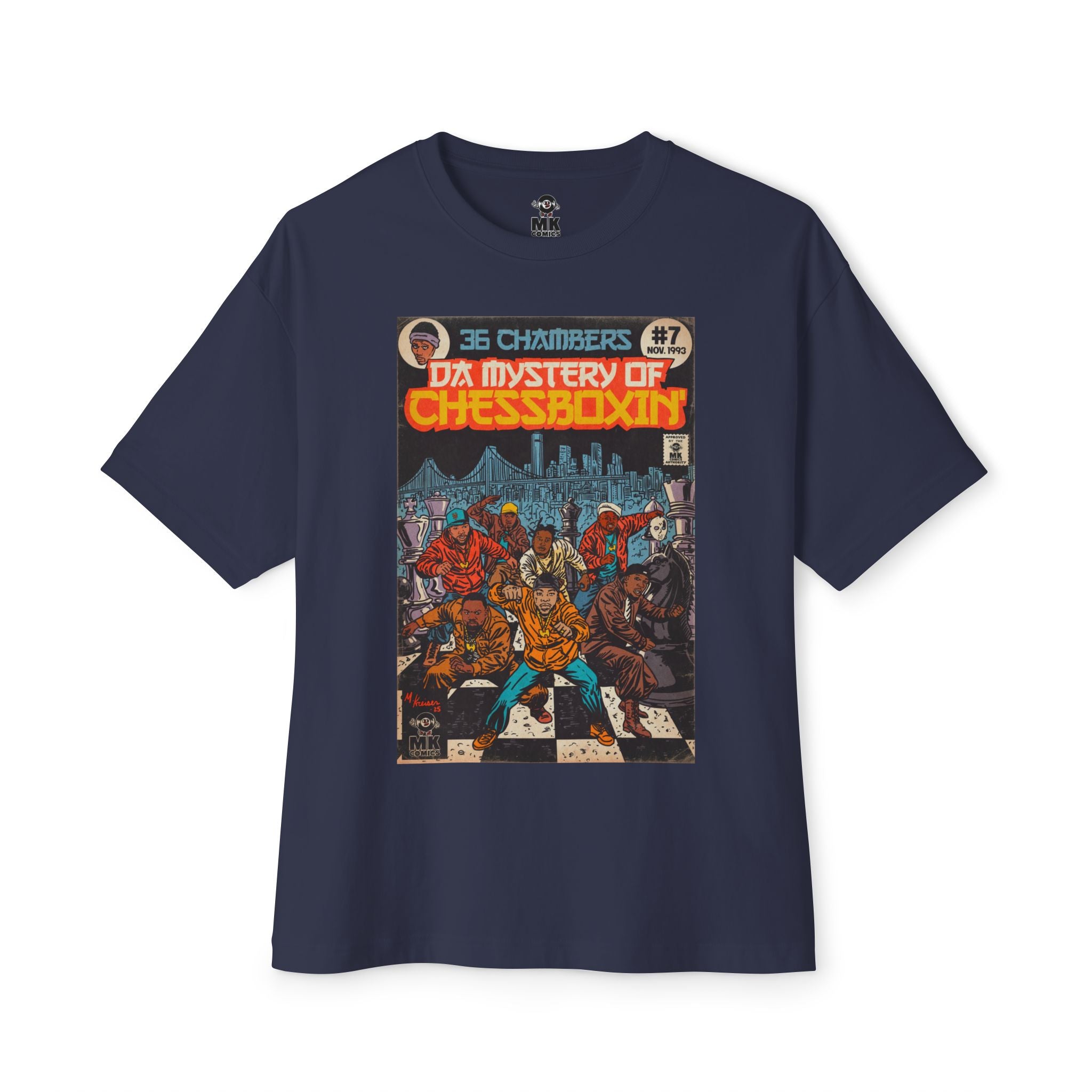 Da Mystery of Chessboxin - Unisex Oversized Boxy Tee