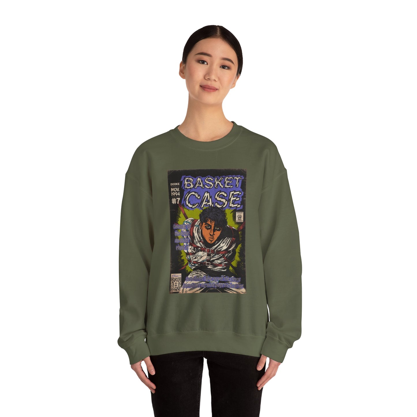Green Day - Basket Case - Unisex Heavy Blend™ Crewneck Sweatshirt