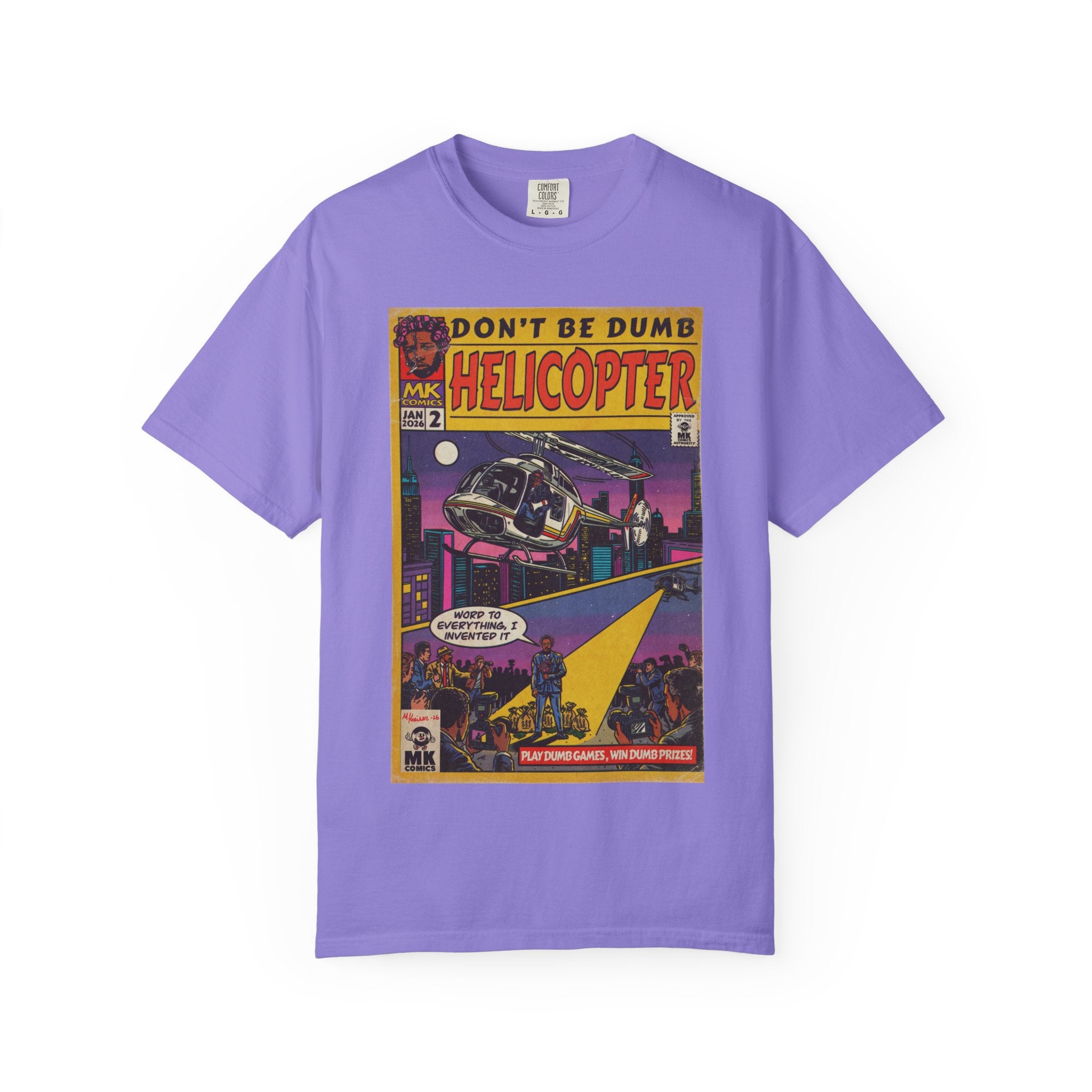 Helicopter - Unisex Comfort Colors T-shirt