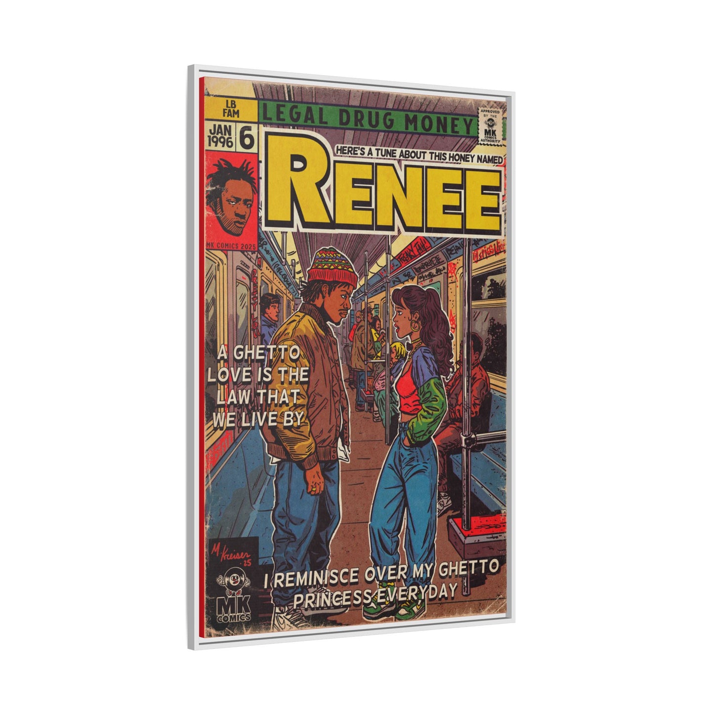 Lost Boyz - Renee - Matte Canvas, Framed (Multi-color)