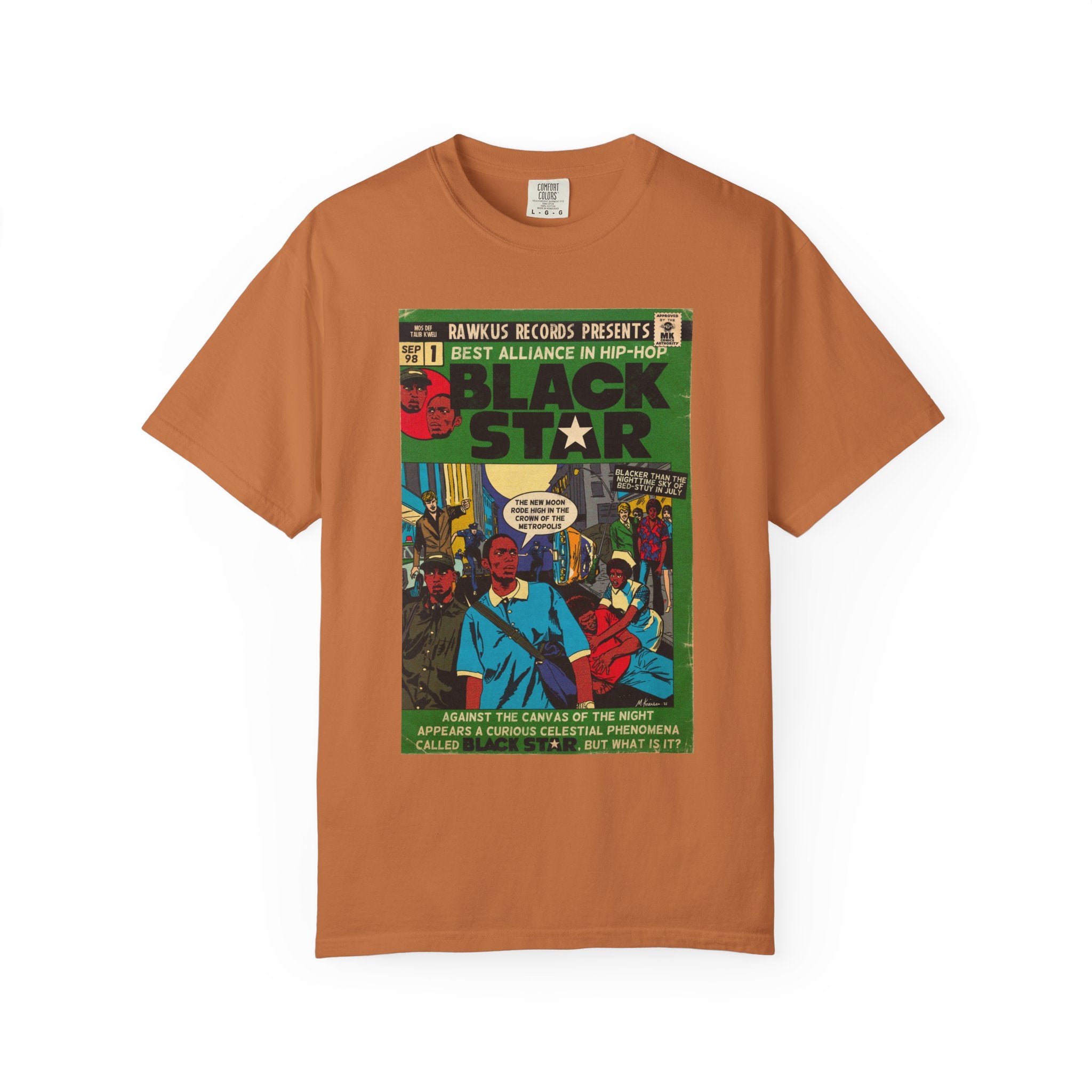 Black Star - Unisex Comfort Colors T-shirt
