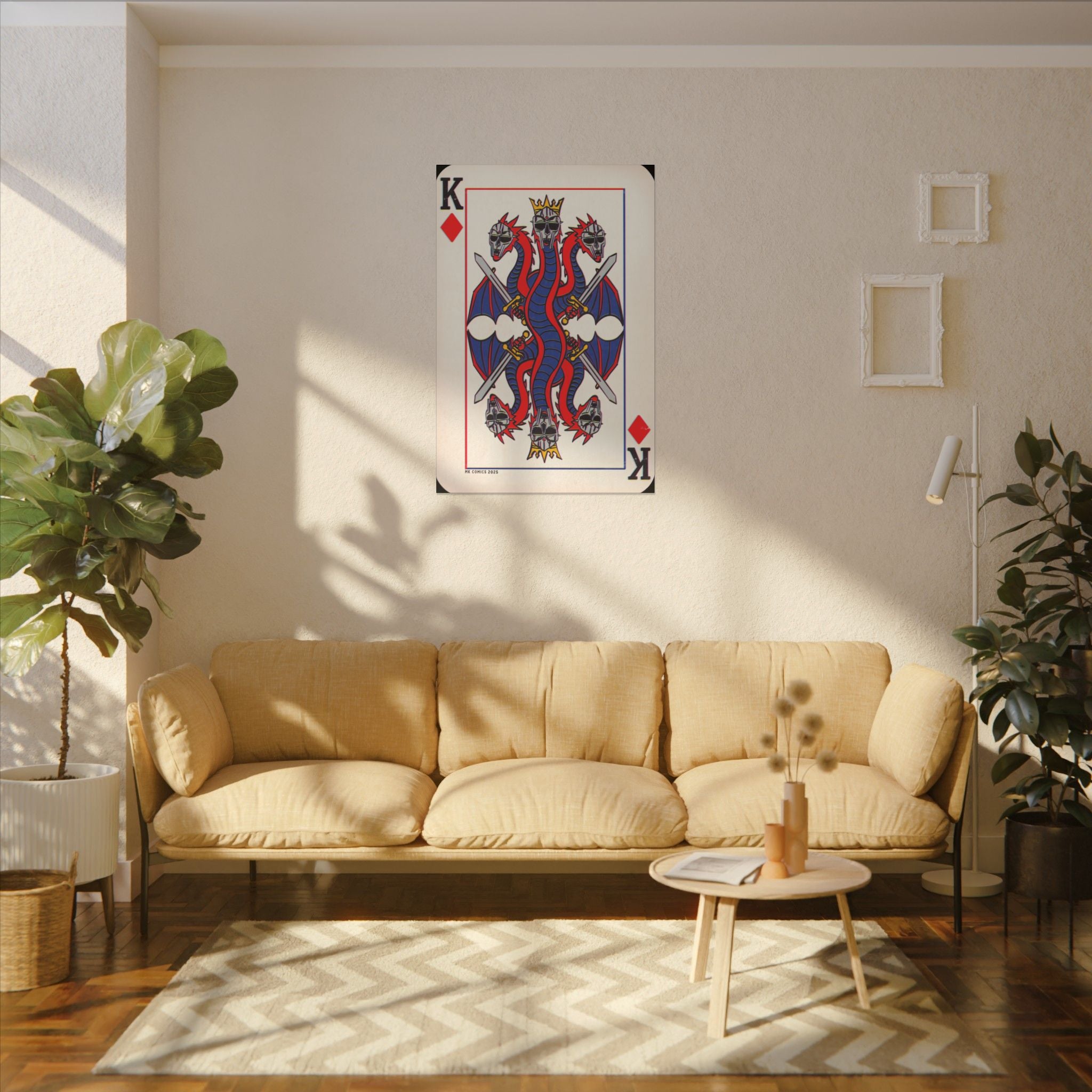 King Geedorah - Matte Canvas, Stretched, 0.75" (Multi-Size)