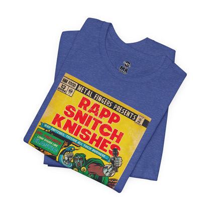 MF DOOM - Rap Snitch Knishes Comic Book Art - Unisex Jersey Short Sleeve Tee