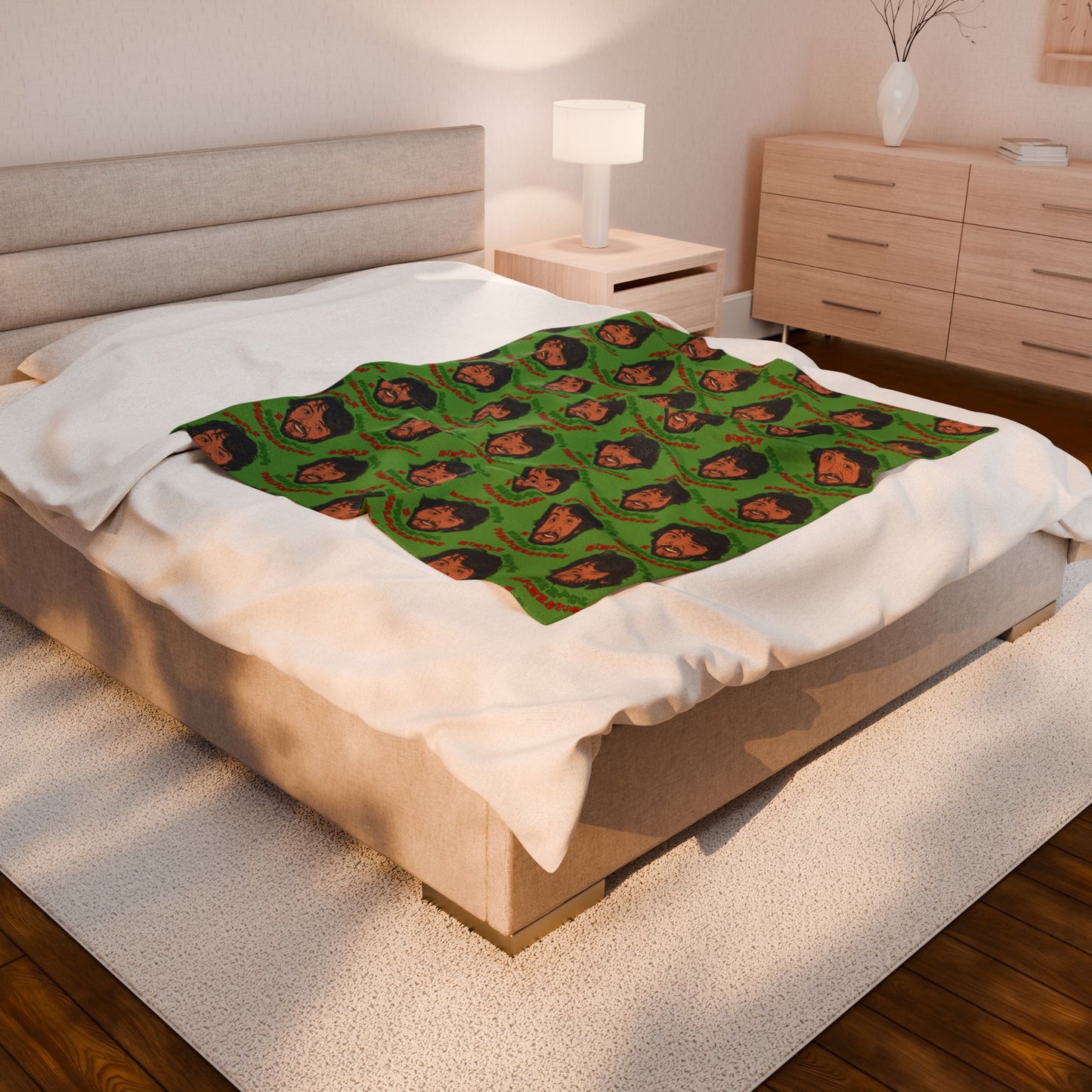 Simply Having a Wonderful Christmastime - Velveteen Plush Blanket