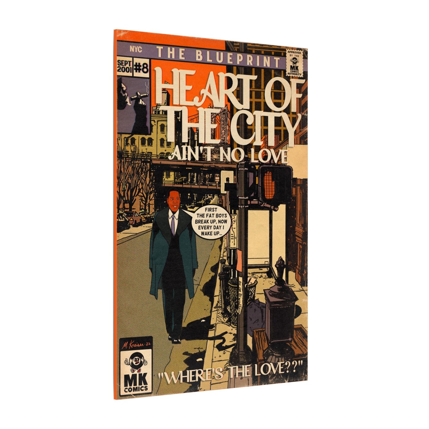 Heart of the City (Where’s The Love) - Matte Canvas, Stretched, 0.75"