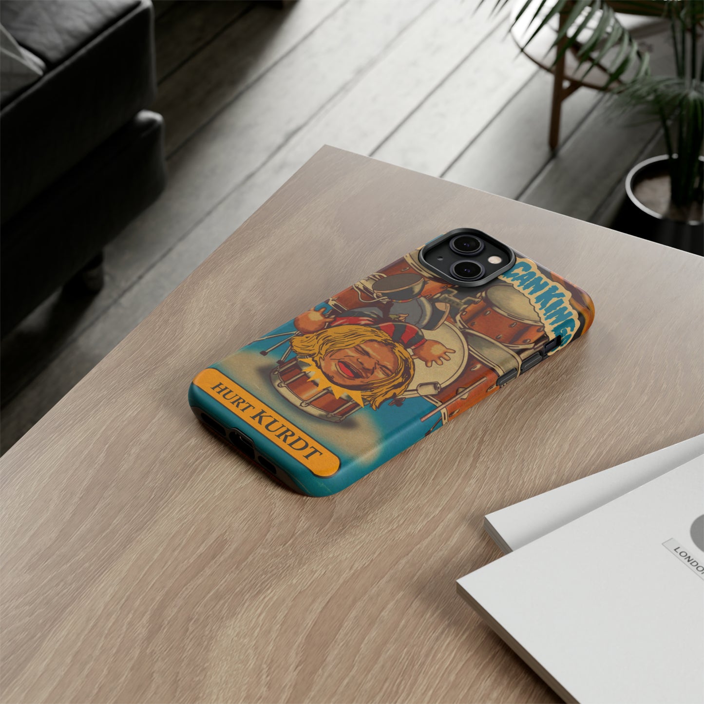 Hurt KURDT - Garbage Can Kings - Nirvana - Tough Phone Cases