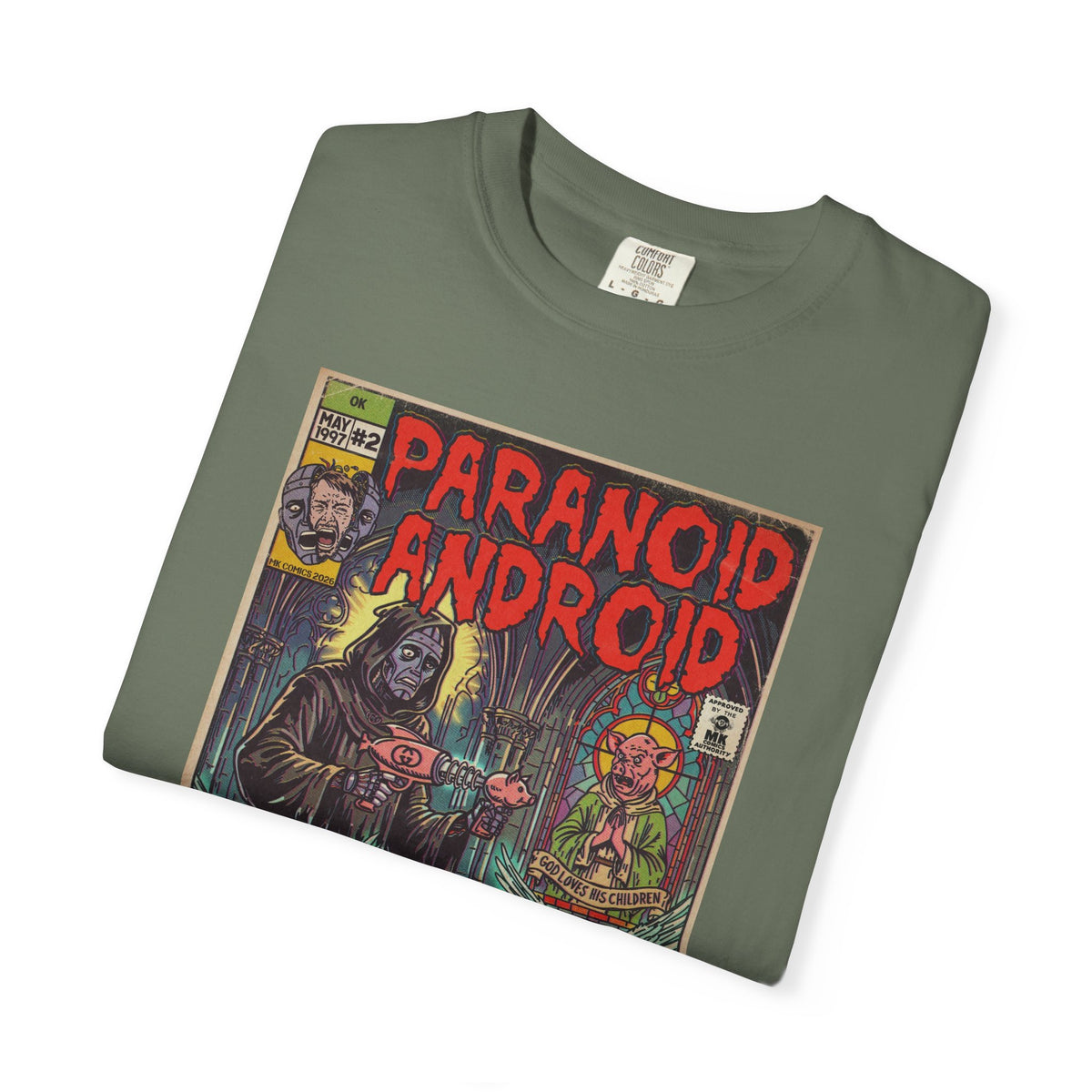 Paranoid Android – Unisex Comfort Colors T-Shirt
