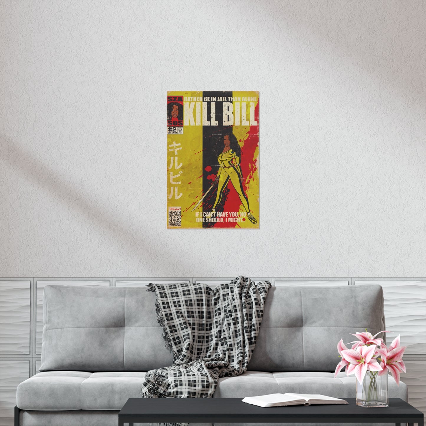 SZA - Kill Bill -  Vertical Matte Poster