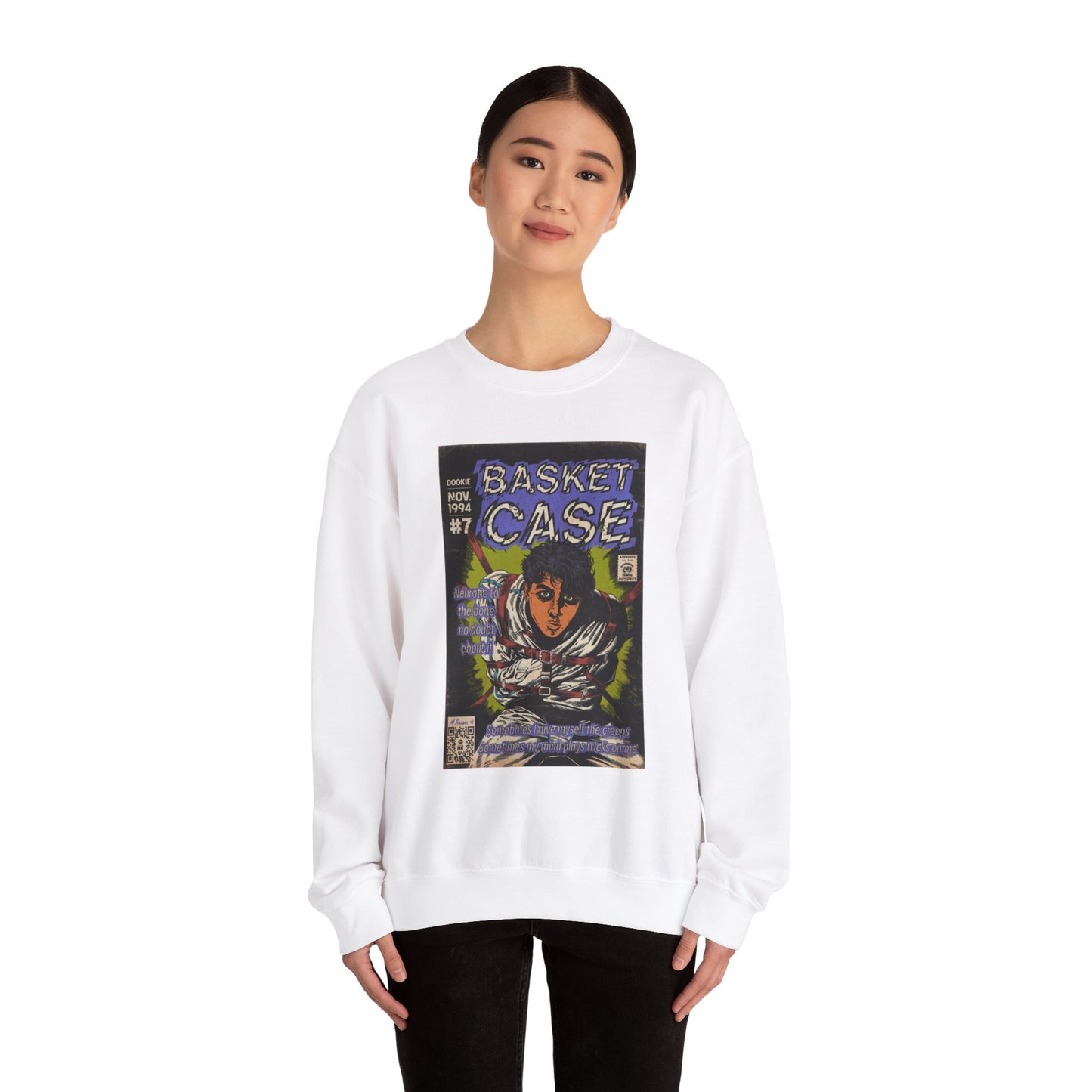 Green Day - Basket Case - Unisex Heavy Blend™ Crewneck Sweatshirt