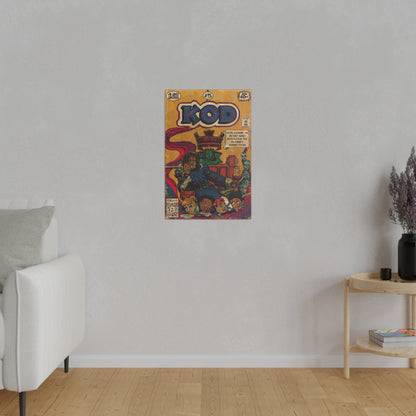 J.Cole - KOD - Matte Canvas, Stretched, 0.75"
