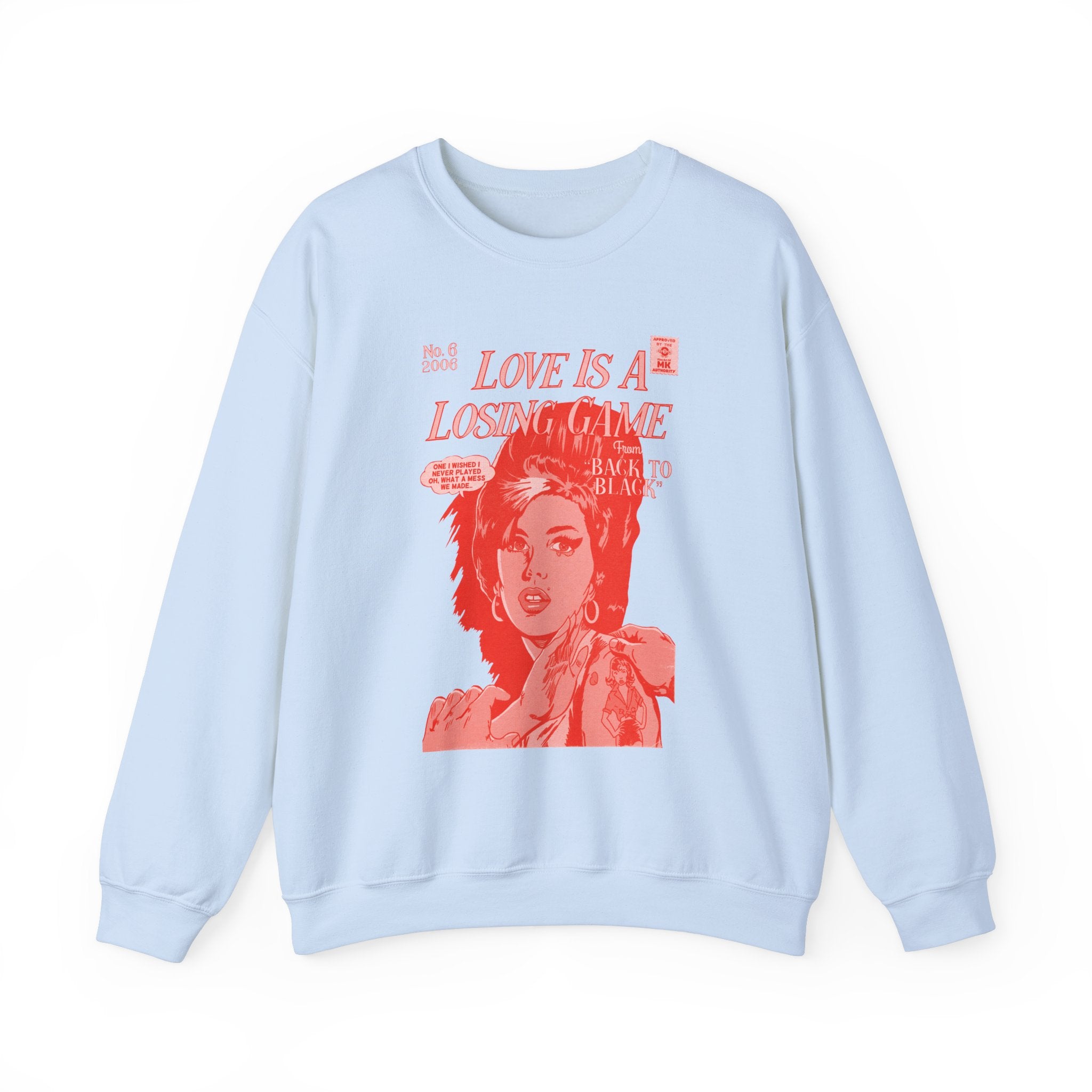Love is a Losing Game - RED VARIANT - Unisex Heavy Blend™ Crewneck Sweatshirt
