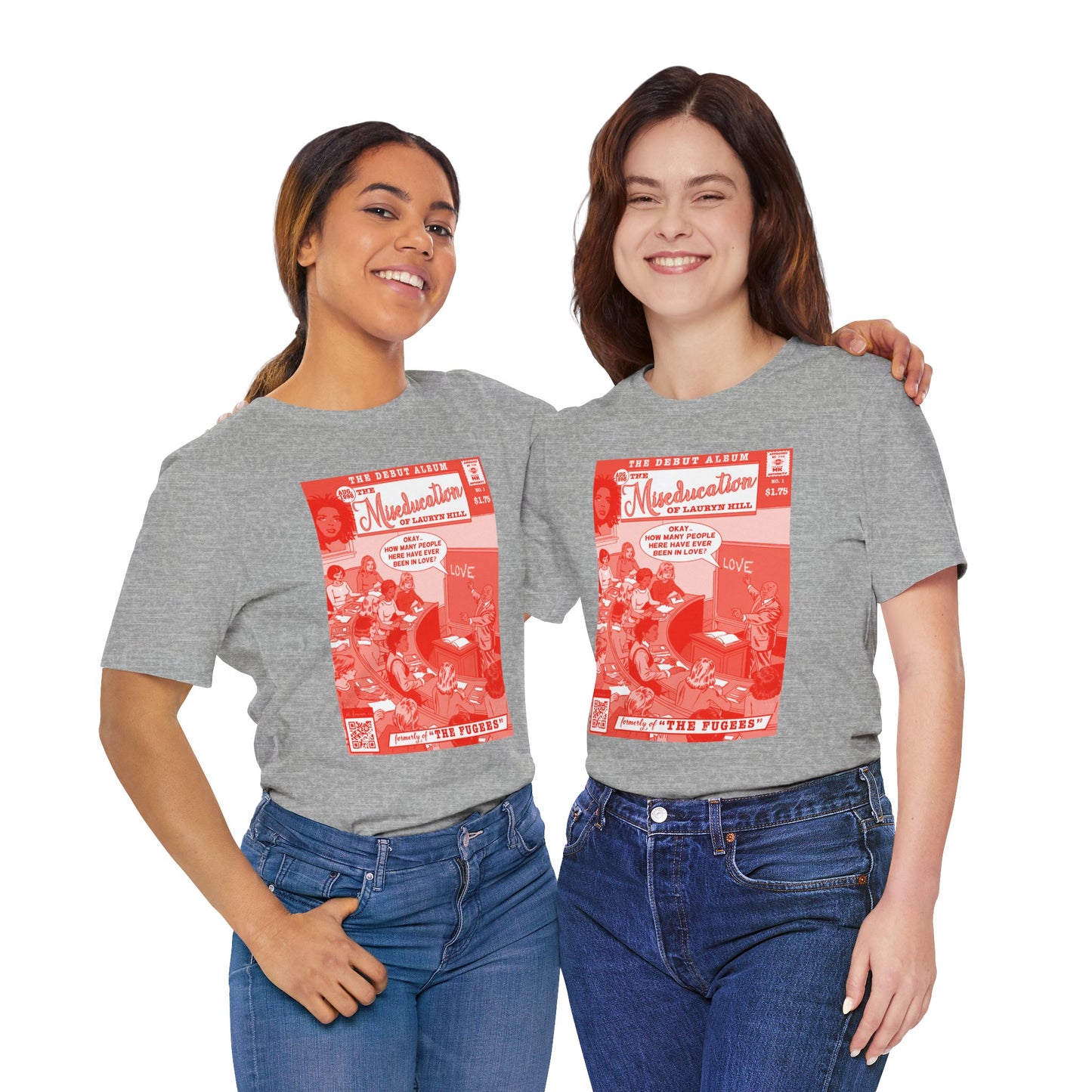 The Miseducation of Lauryn Hill.. - RED VARIANT - Unisex Jersey Short Sleeve Tee
