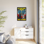 Let God Sort Em Out - Matte Canvas, Framed (Multi-color)