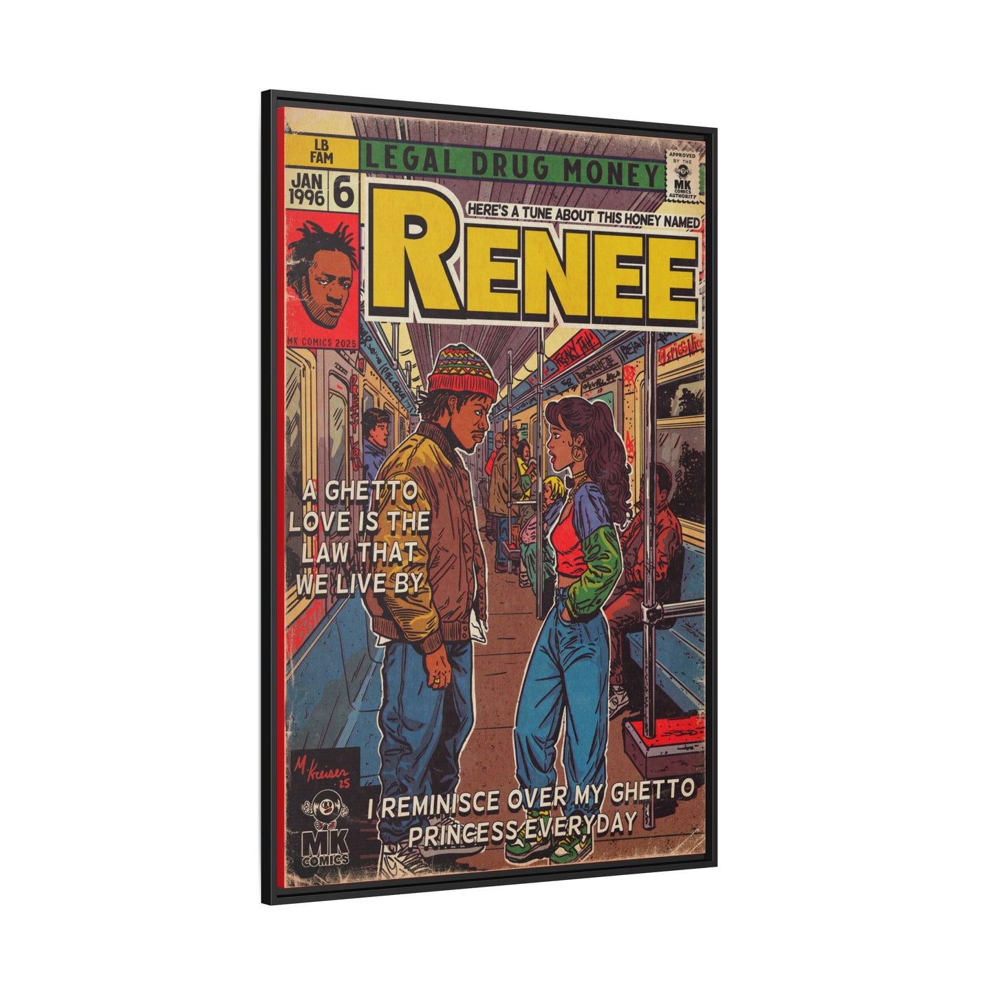 Lost Boyz - Renee - Matte Canvas, Framed (Multi-color)