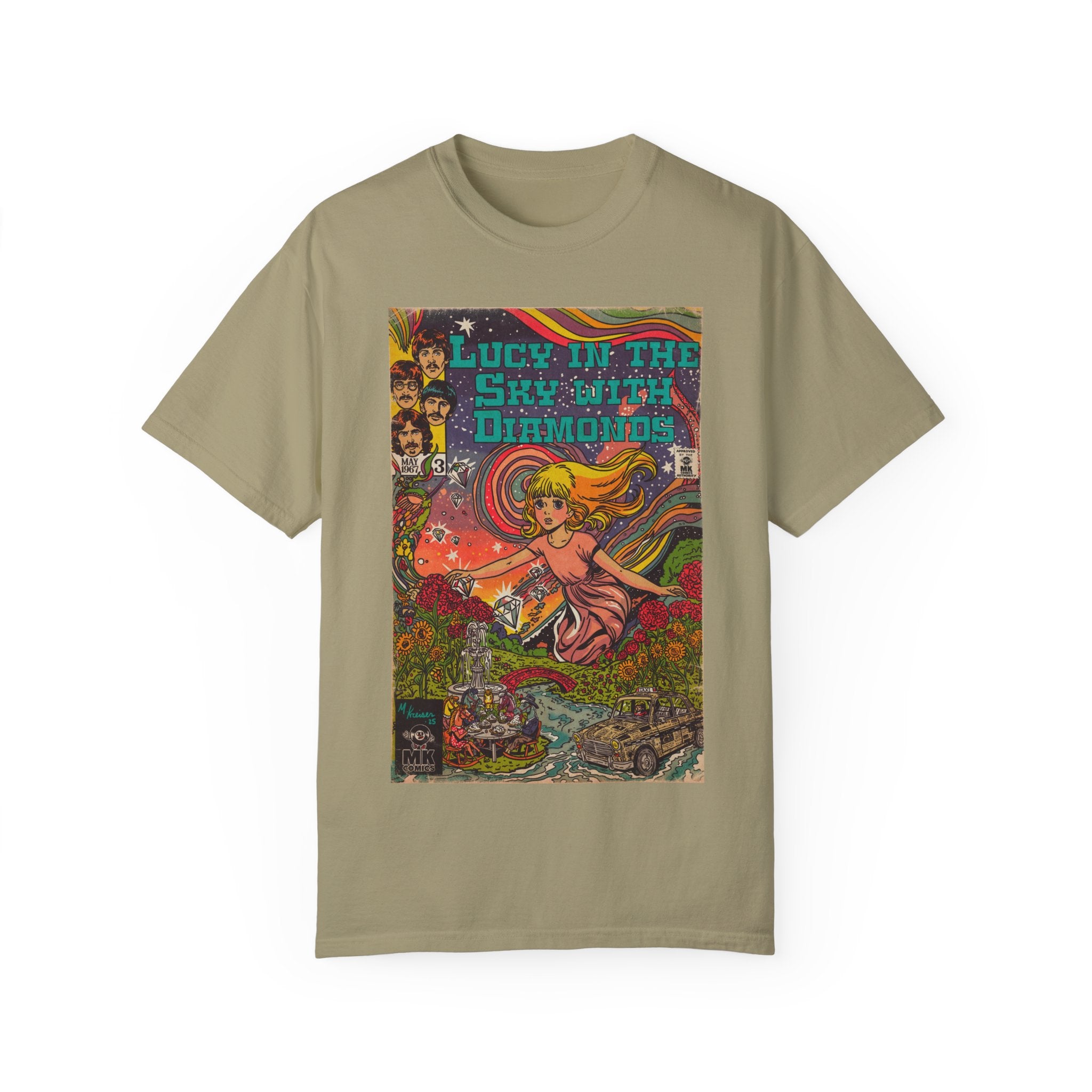 Lucy in the Sky with Diamonds - Unisex Comfort Colors T-shirt