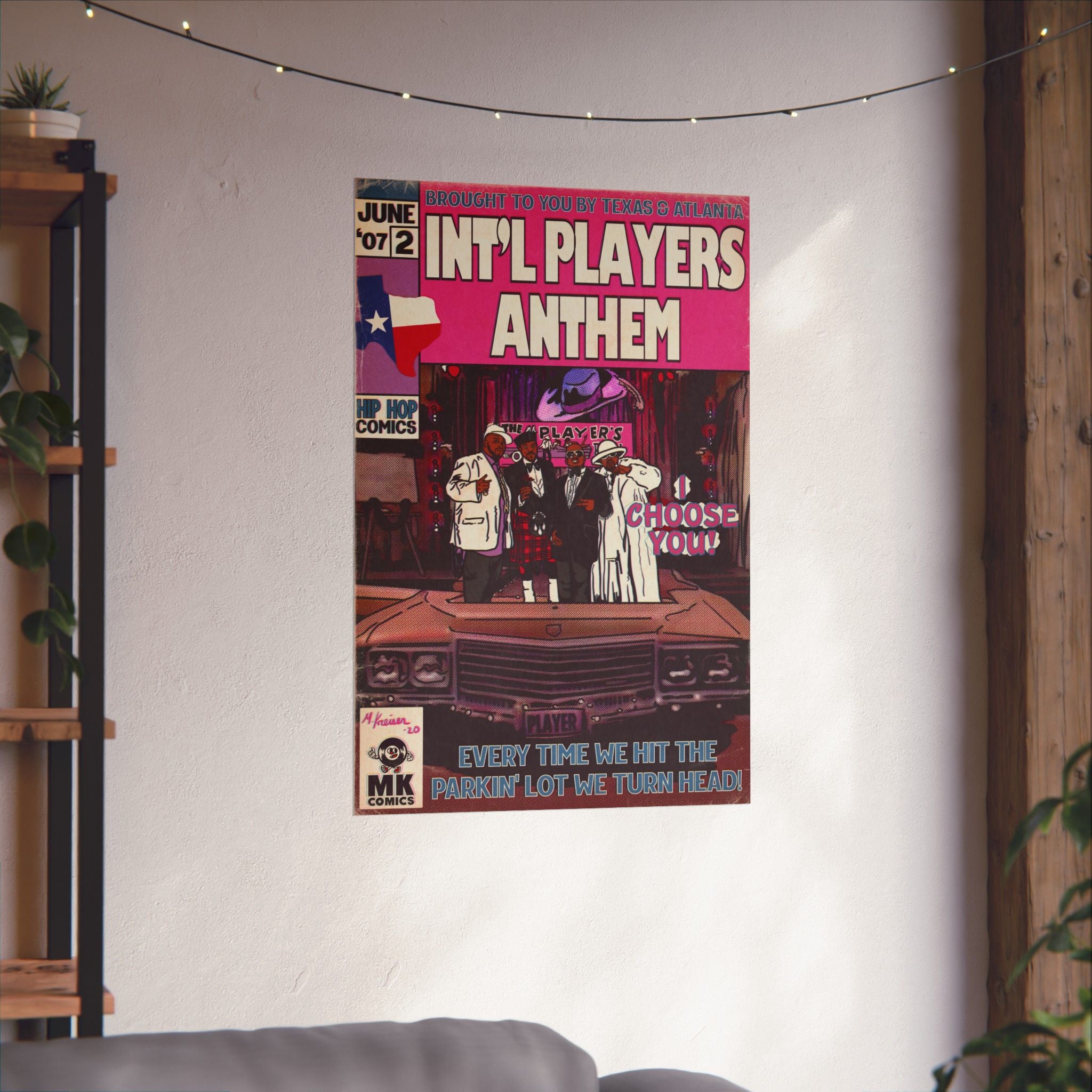Int’l Players Anthem - Vertical Matte Poster