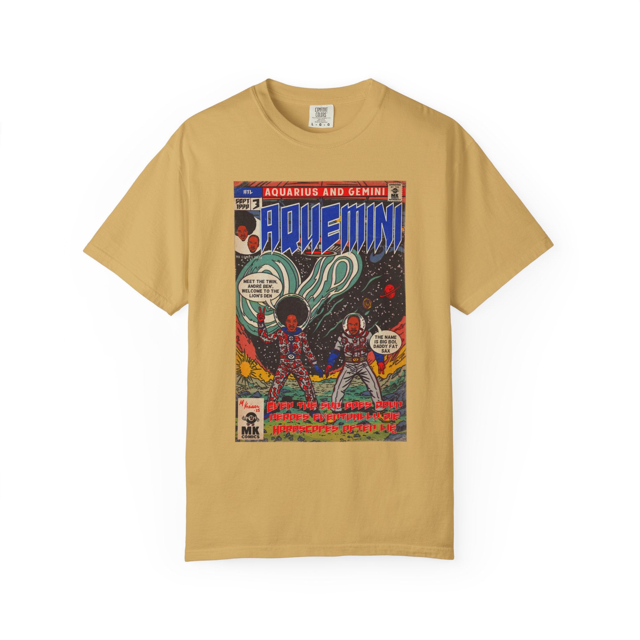 Aquemini - Comic Book Art - Unisex Comfort Colors T-shirt