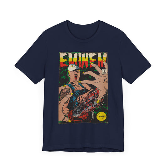 Eminem - Comic Book Art -  Unisex Jersey Short Sleeve Tee