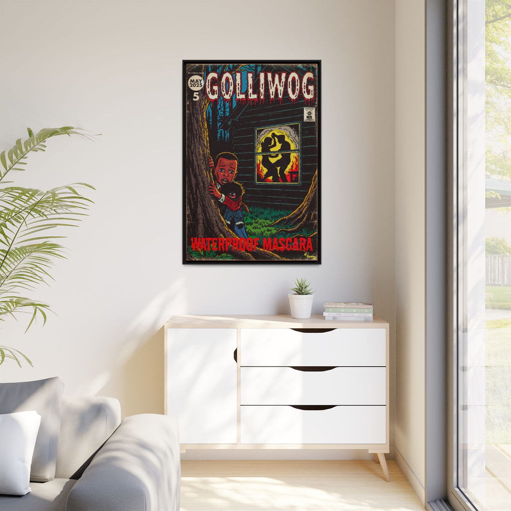 Waterproof Mascara - Golliwog - Matte Canvas, Framed (Multi-color)